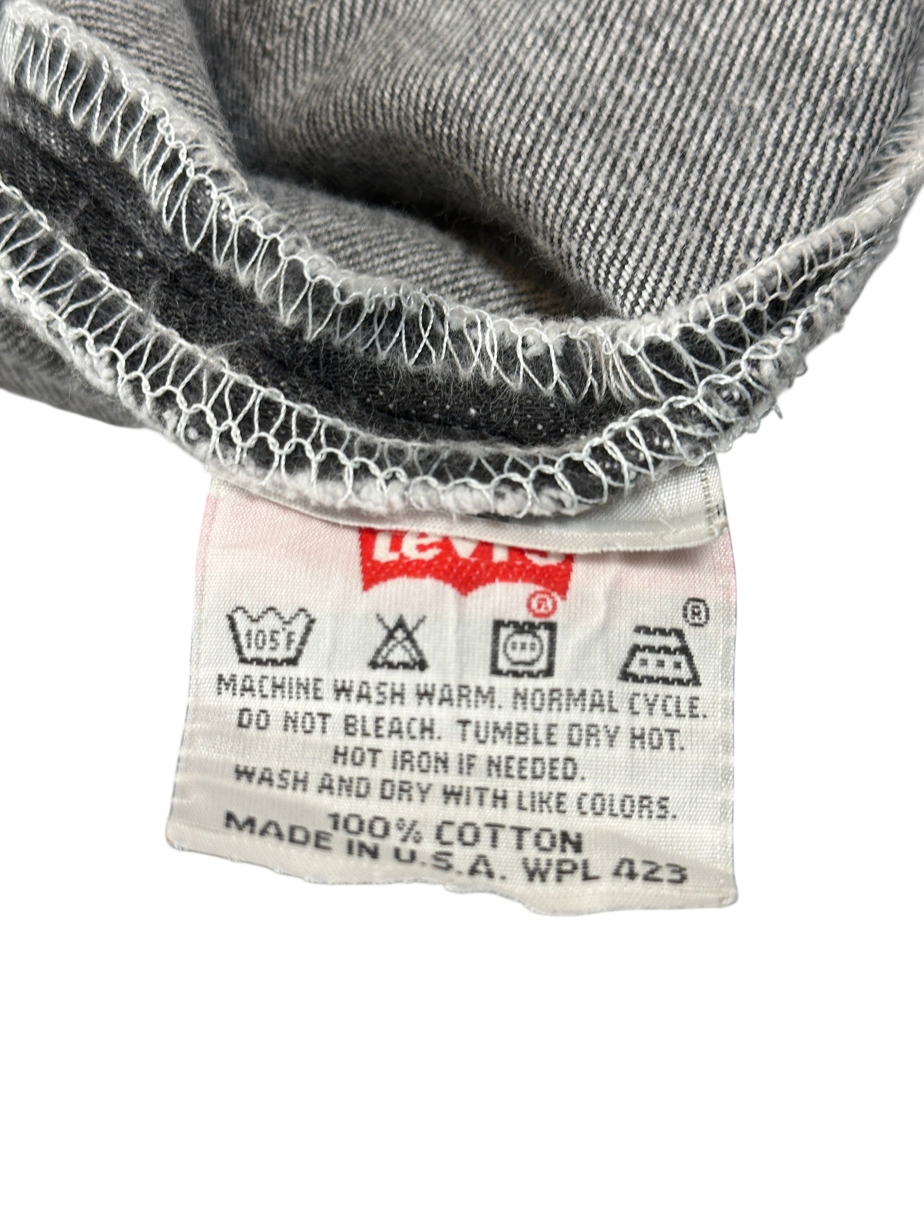 1990s Levi’s 501 Jeans Washed Schwarz W34 L32