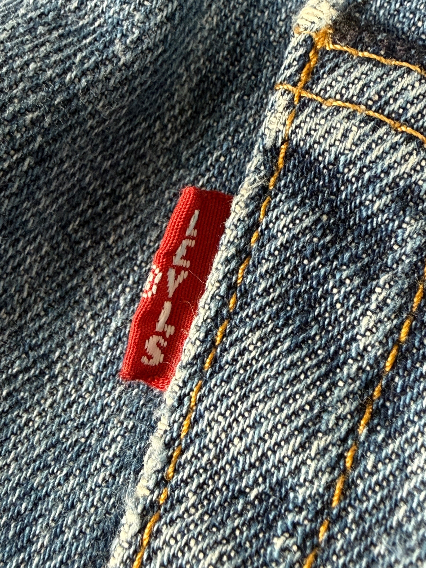 2010s Levi’s 501 Big E Jeans Blau | L (Lang)