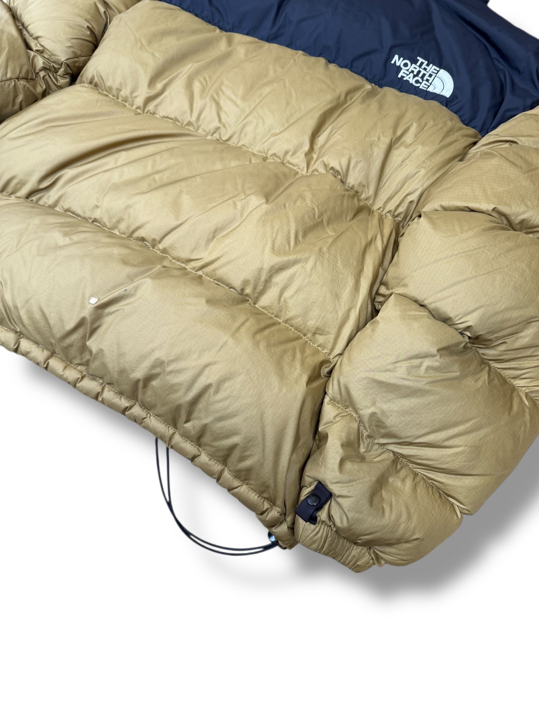2010s The North Face 700 Nuptse Daunenjacke Gold/Hellbraun | XL