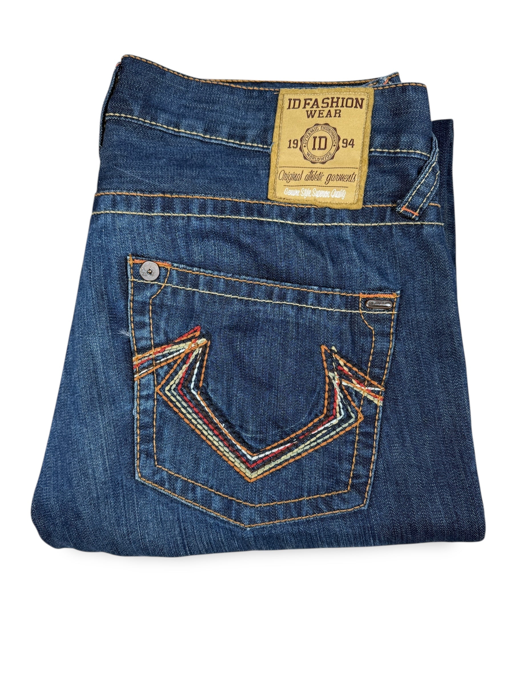 2000s True Religion Style Jeans Dunkelblau | L Kurz
