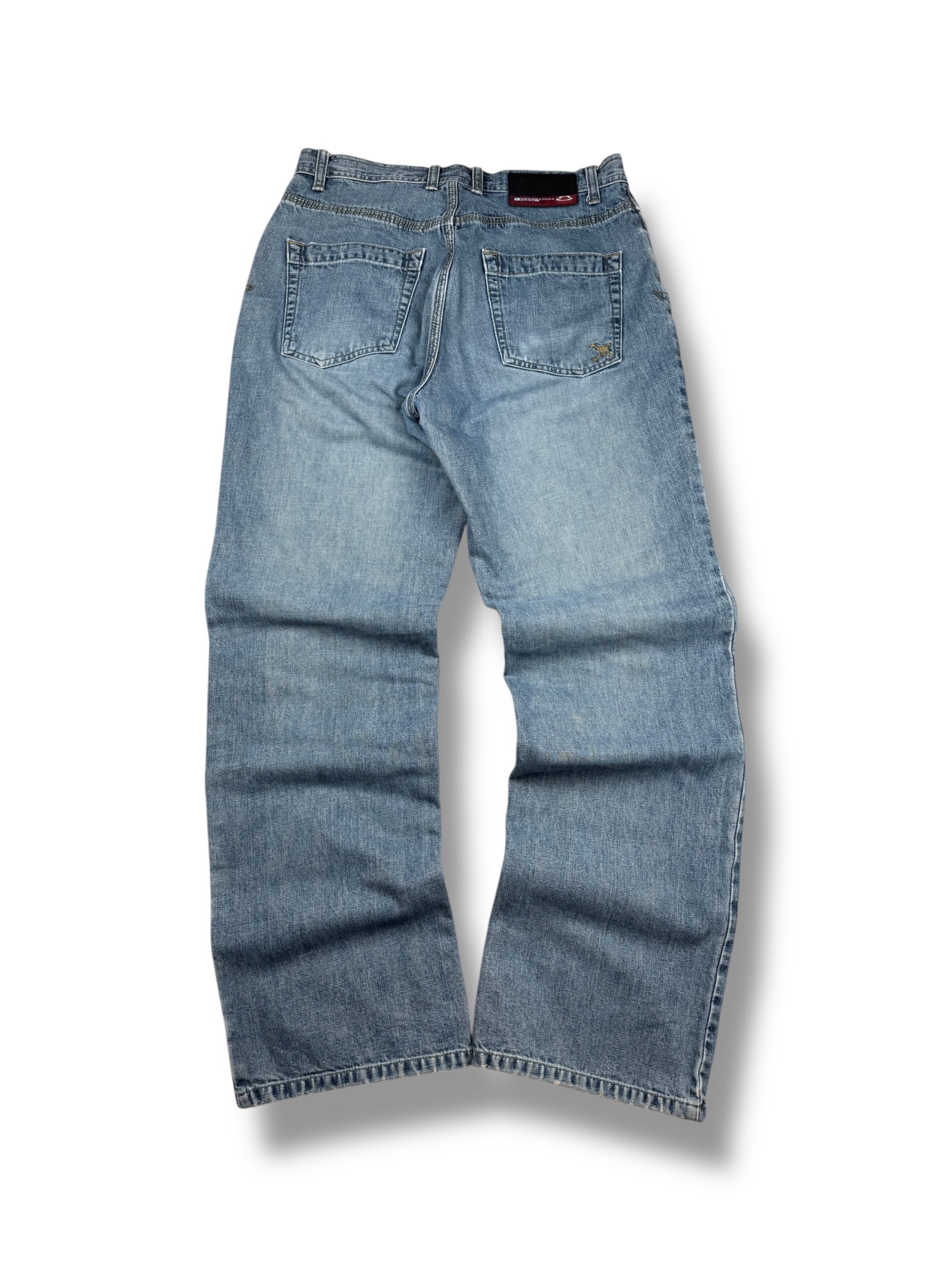 2000s Oakley Jeans Industrial Denim Blue | W30 L32