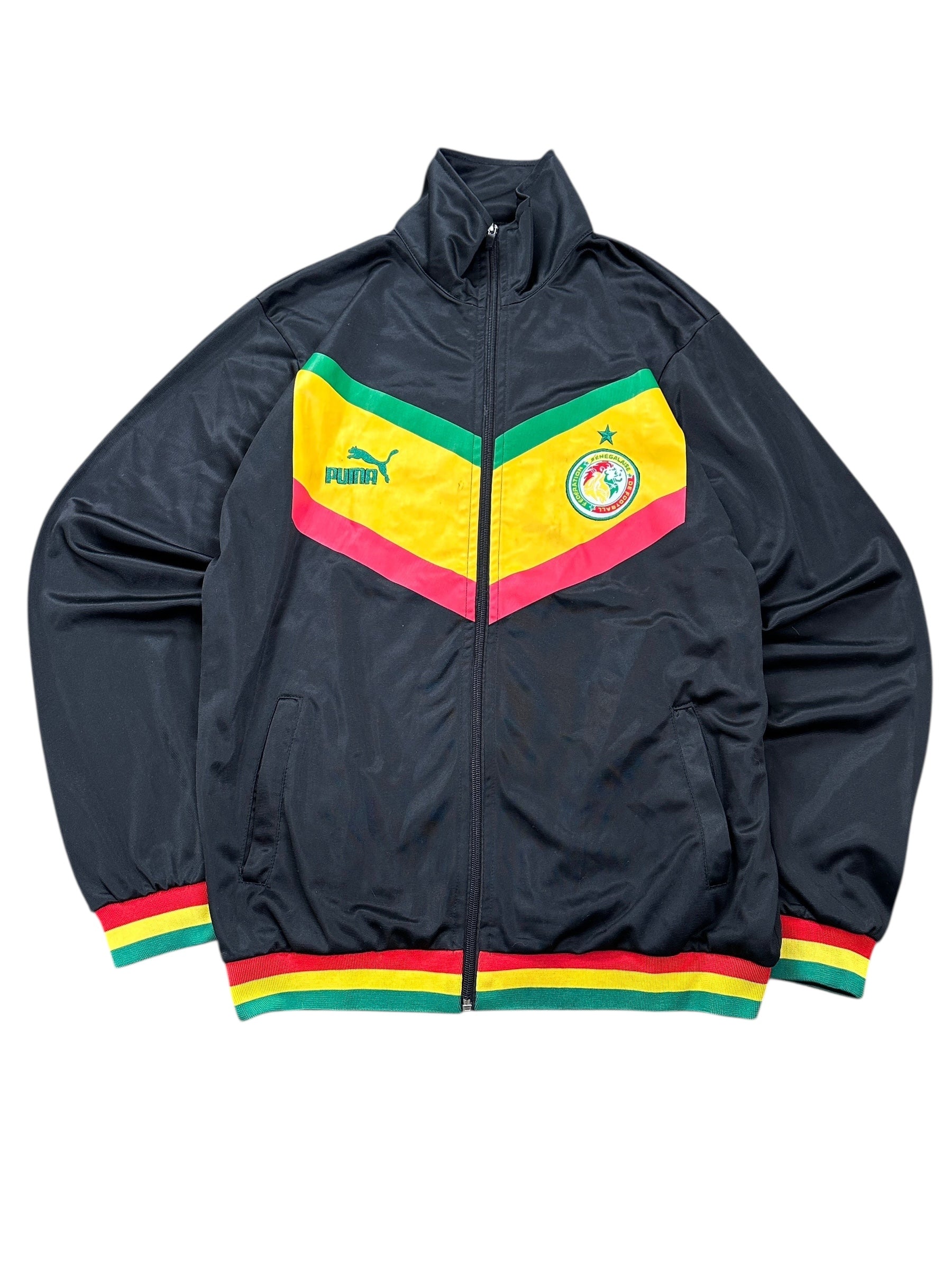 2000s Puma x Senegal Trainingsjacke Schwarz M