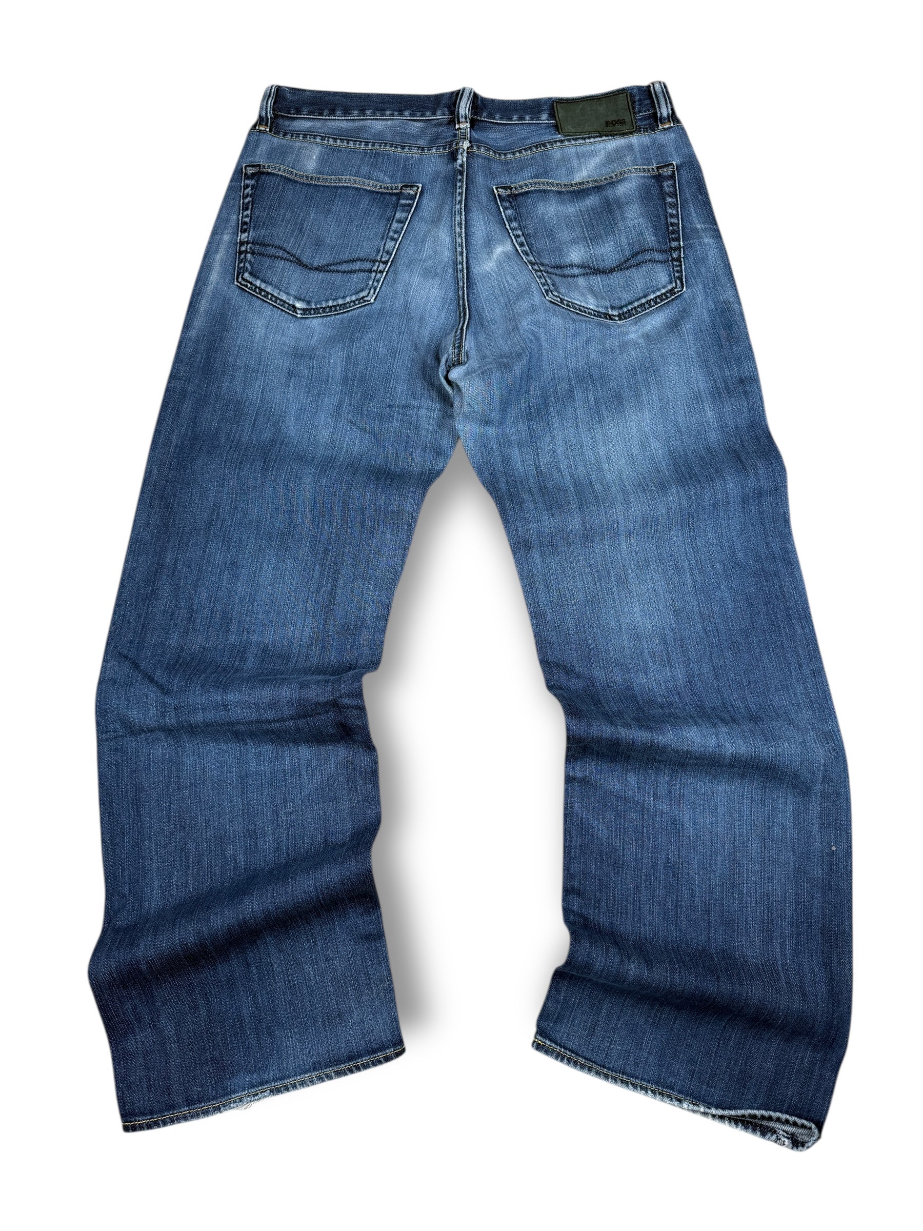 2000s Hugo Boss Jeans Dunkelblau | M–L