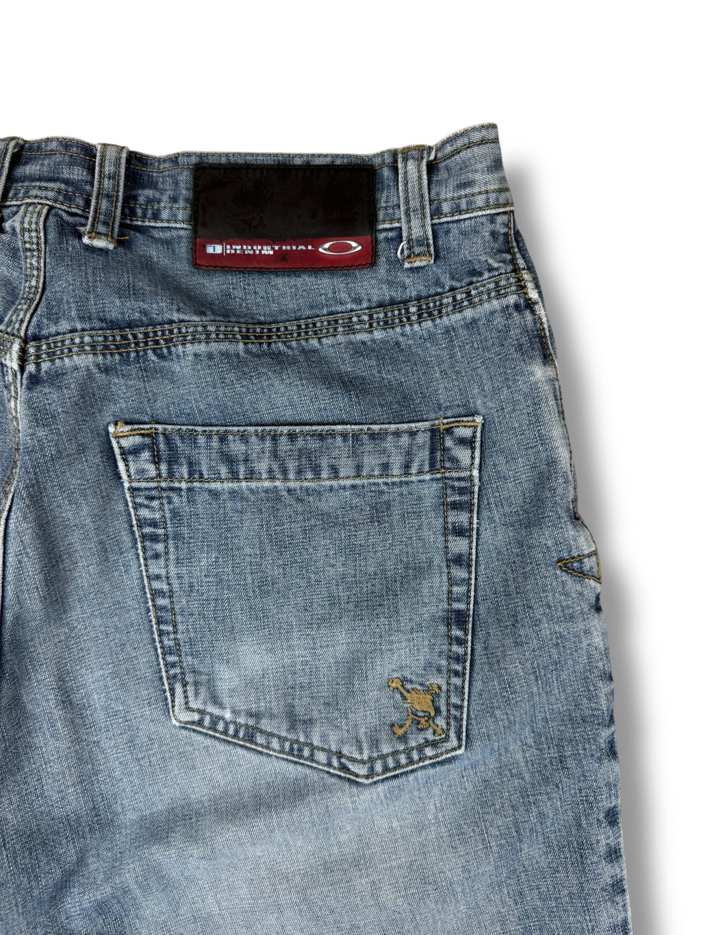 2000s Oakley Jeans Industrial Denim Blue | W30 L32