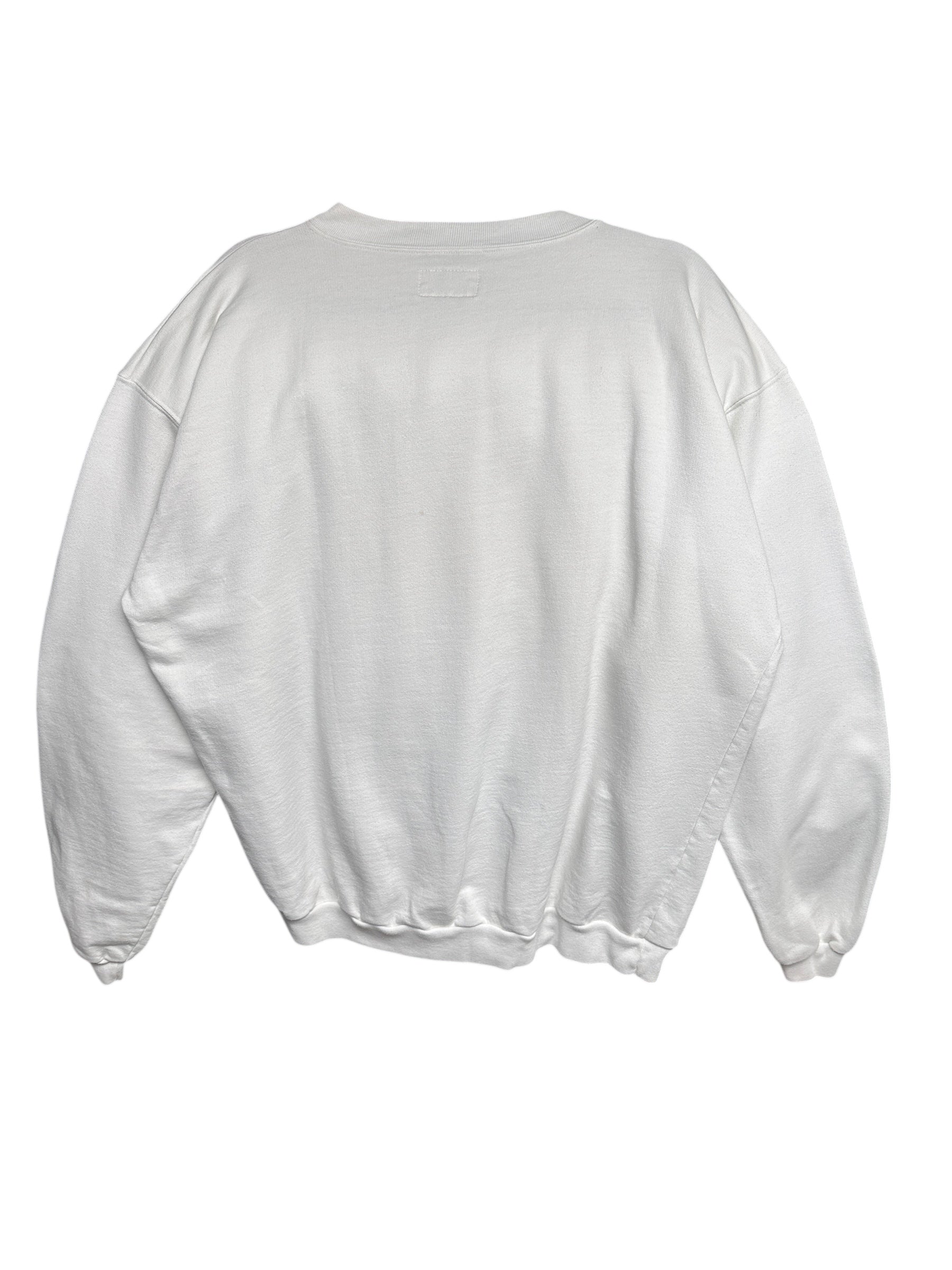 1990s Lee Rough Riders Heavy Sweater weiß XL