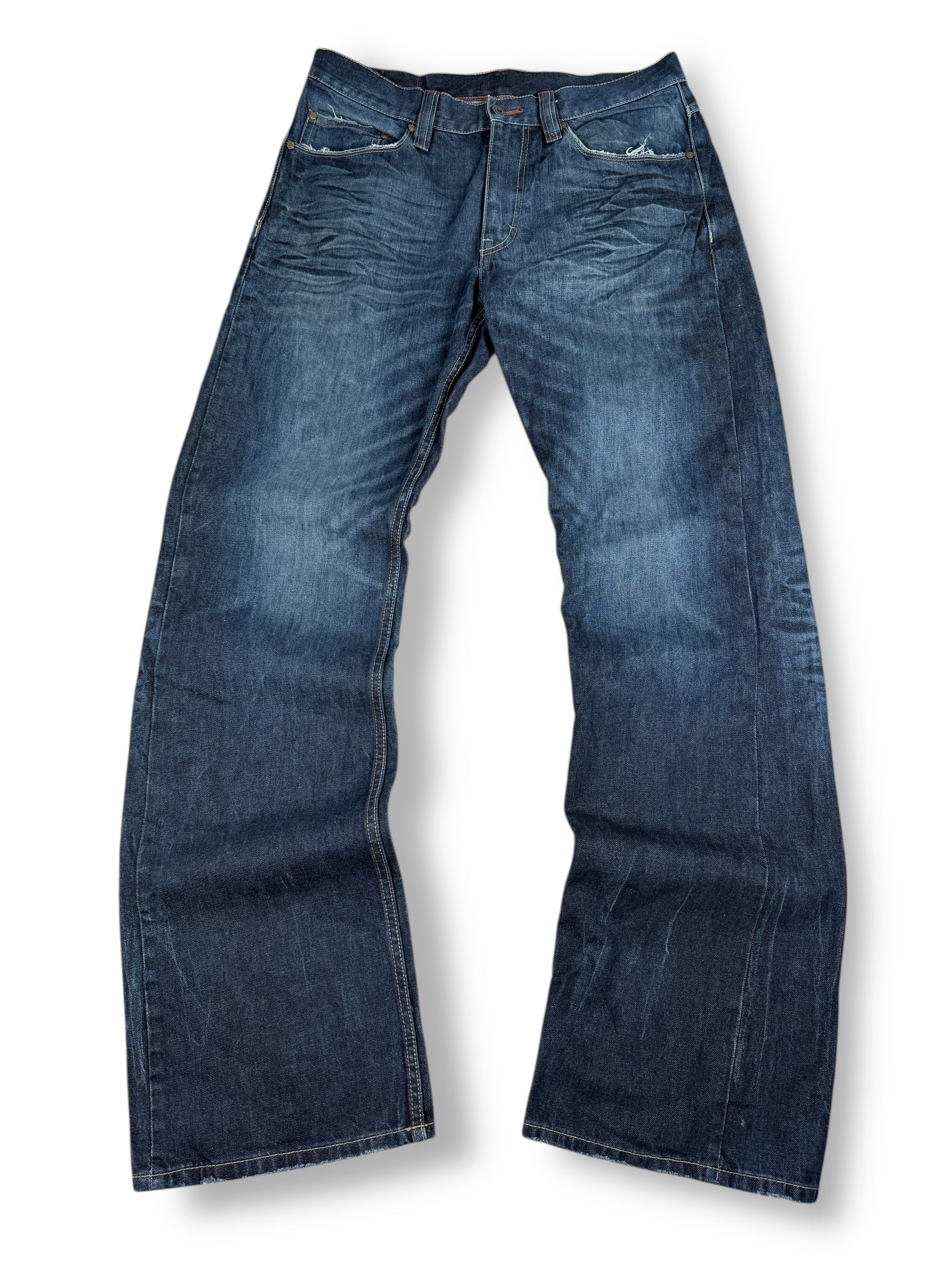 1990s Mustang Jeans Dunkelblau 2000s | L (Lang)