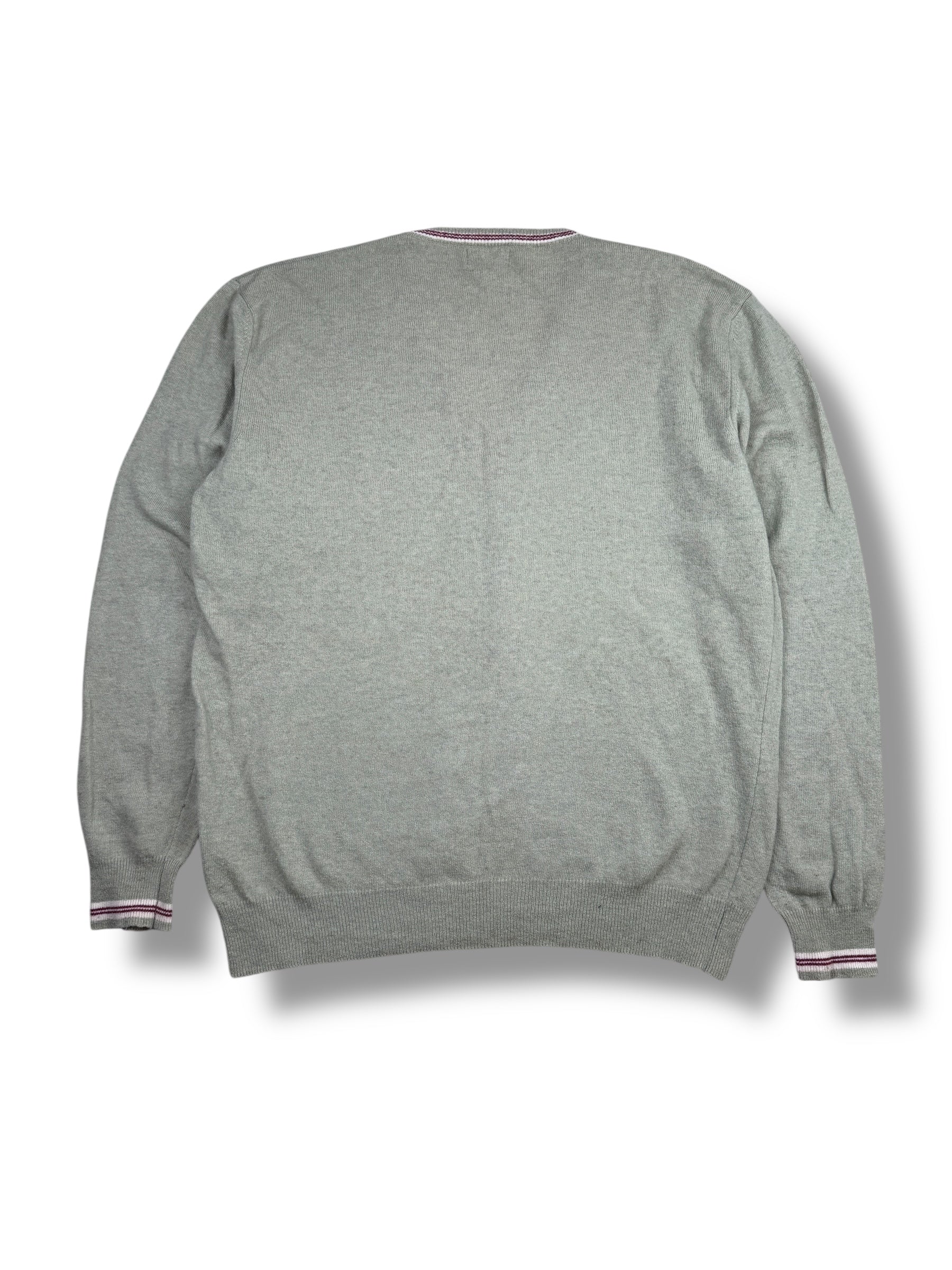 1990s Kappa Cardigan Pistazie | Lammwolle | XL