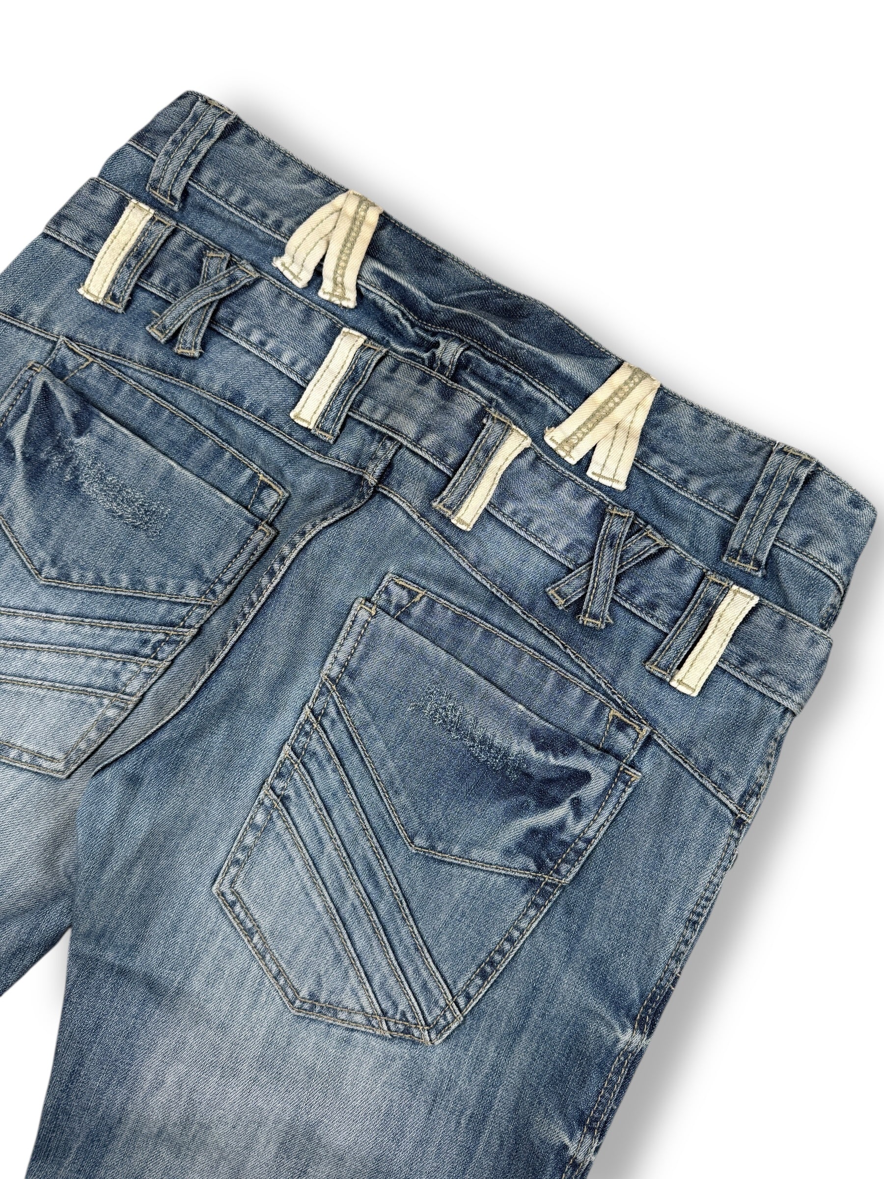 Y2K Jeans Blau washed| M-L