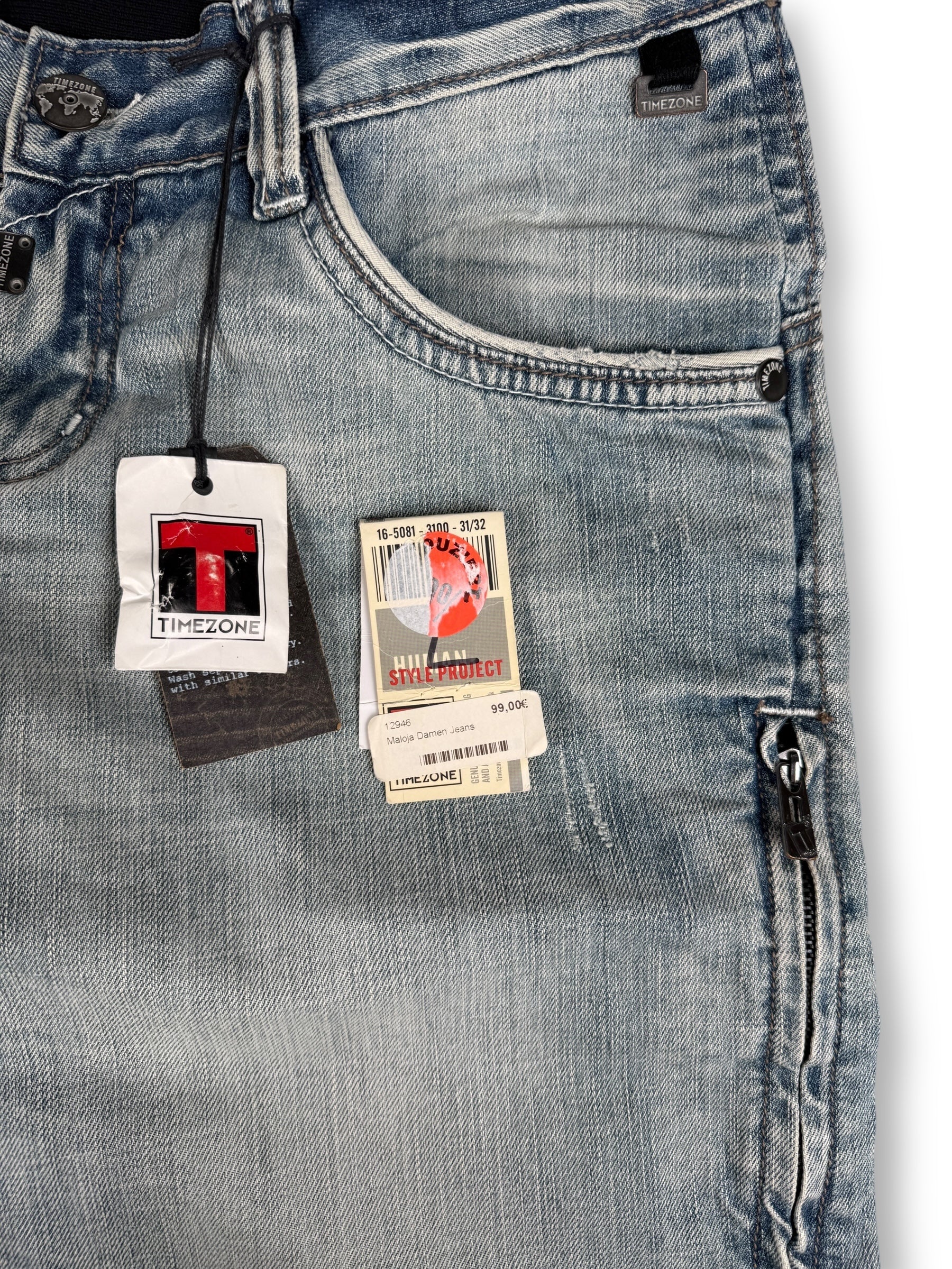 Y2k Timezone Maloja Jeans Hellblau | M-L | Neu