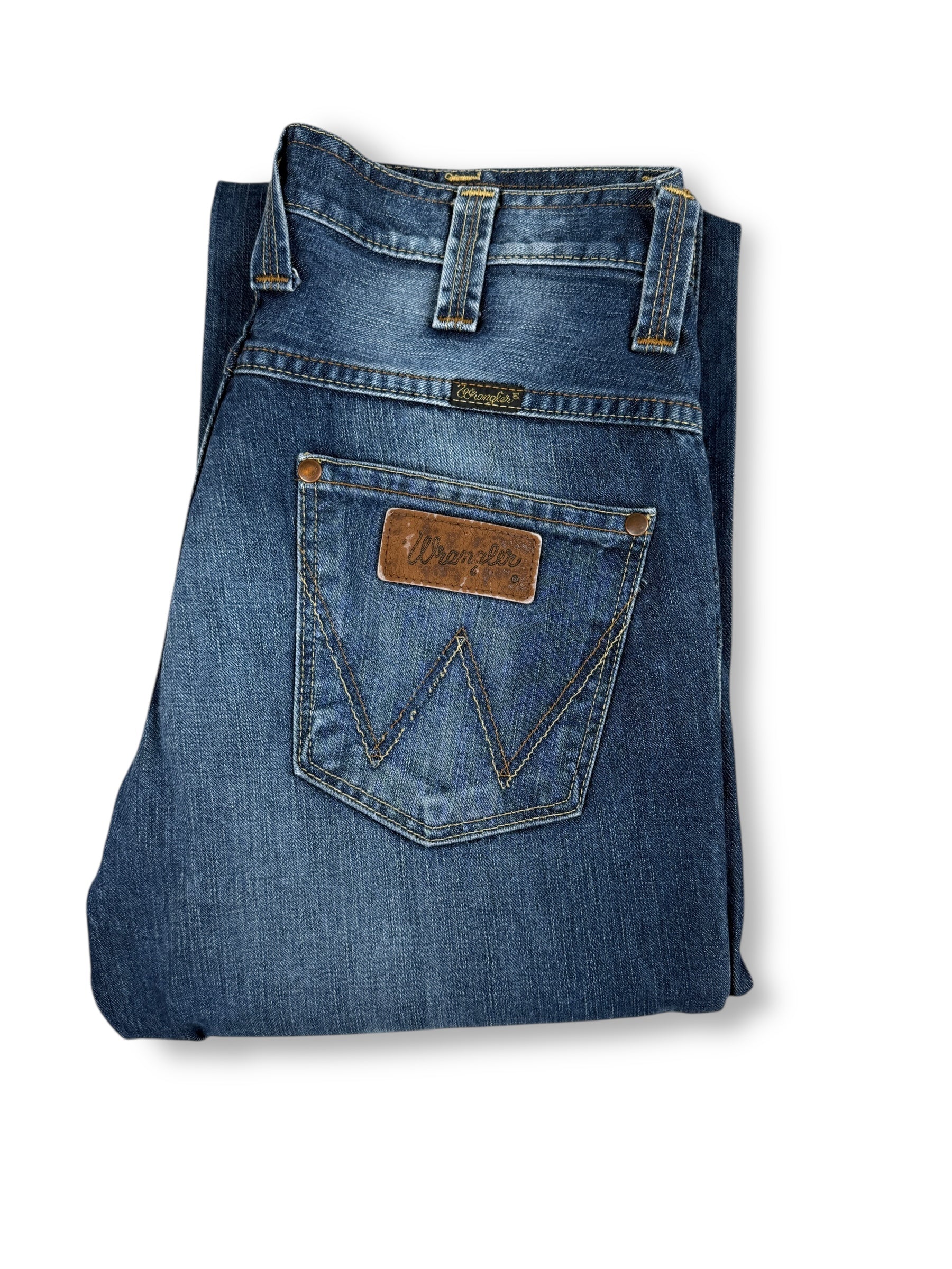 2000s Wrangler Jeans Dunkelblau | S–M