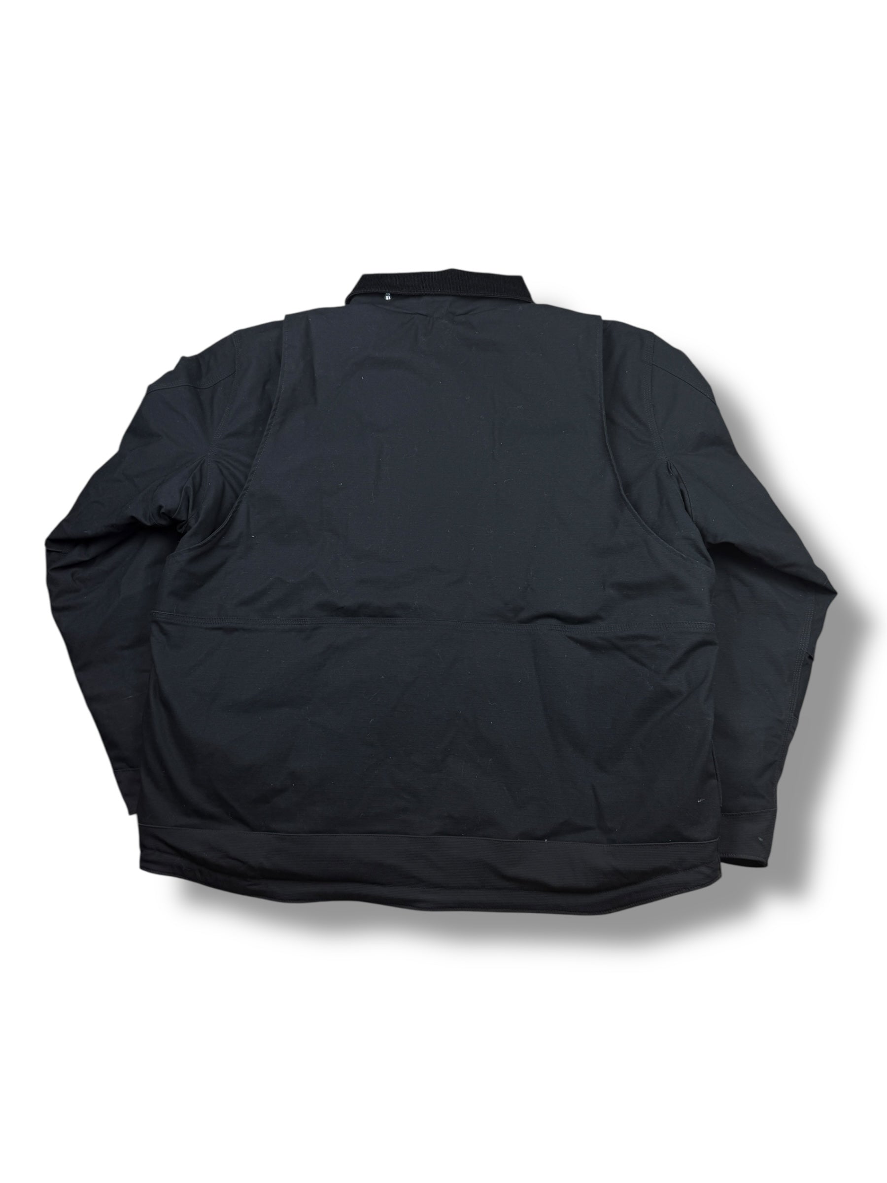 2010s Carhartt Detroit Full Swing Heavy Workwear Jacke Schwarz | 3M Thinsulate | XL