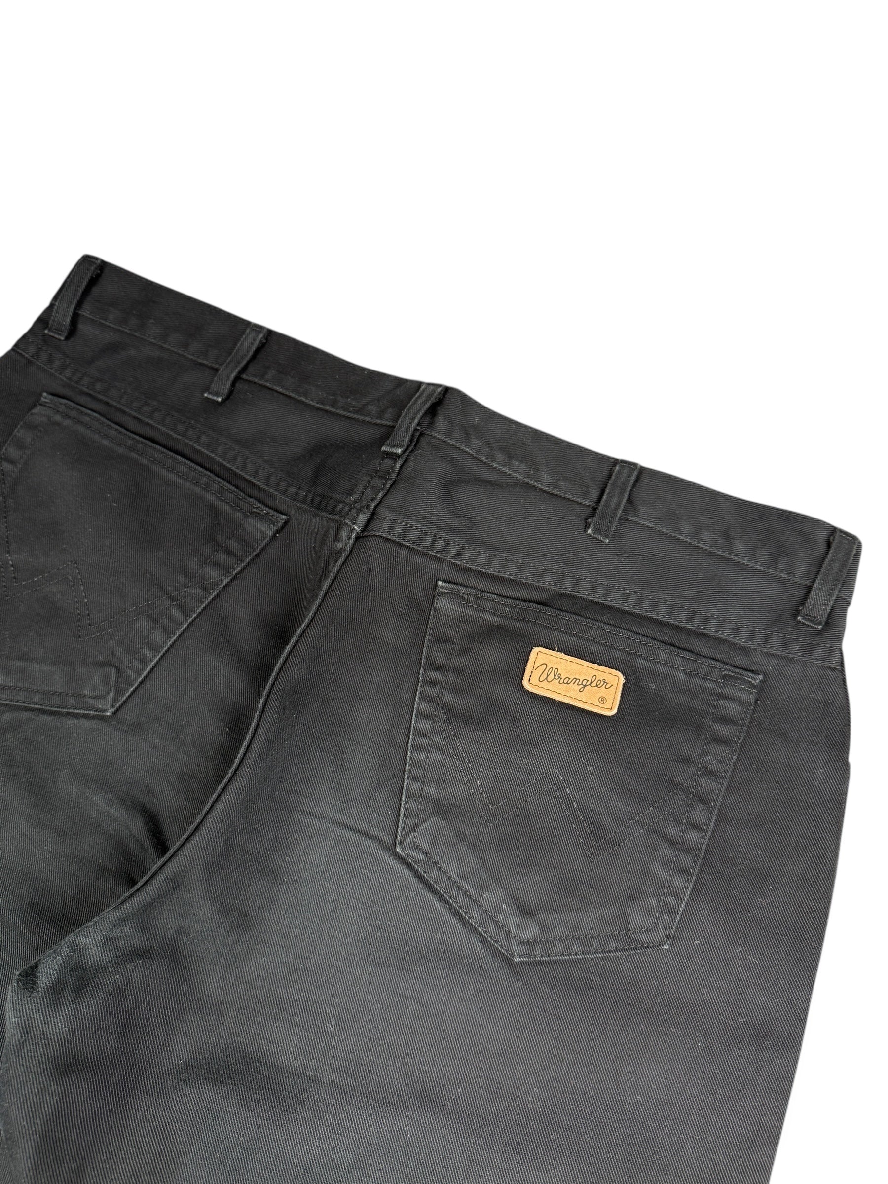 1990s Wrangler Texas Straight Schwarz | XL (kurz)