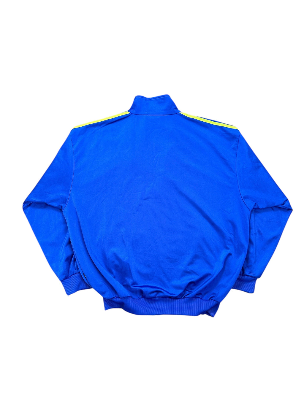 1980s Adidas Firebird Trainingsjacke Firebird Vintage Blau Grün D8 XXL