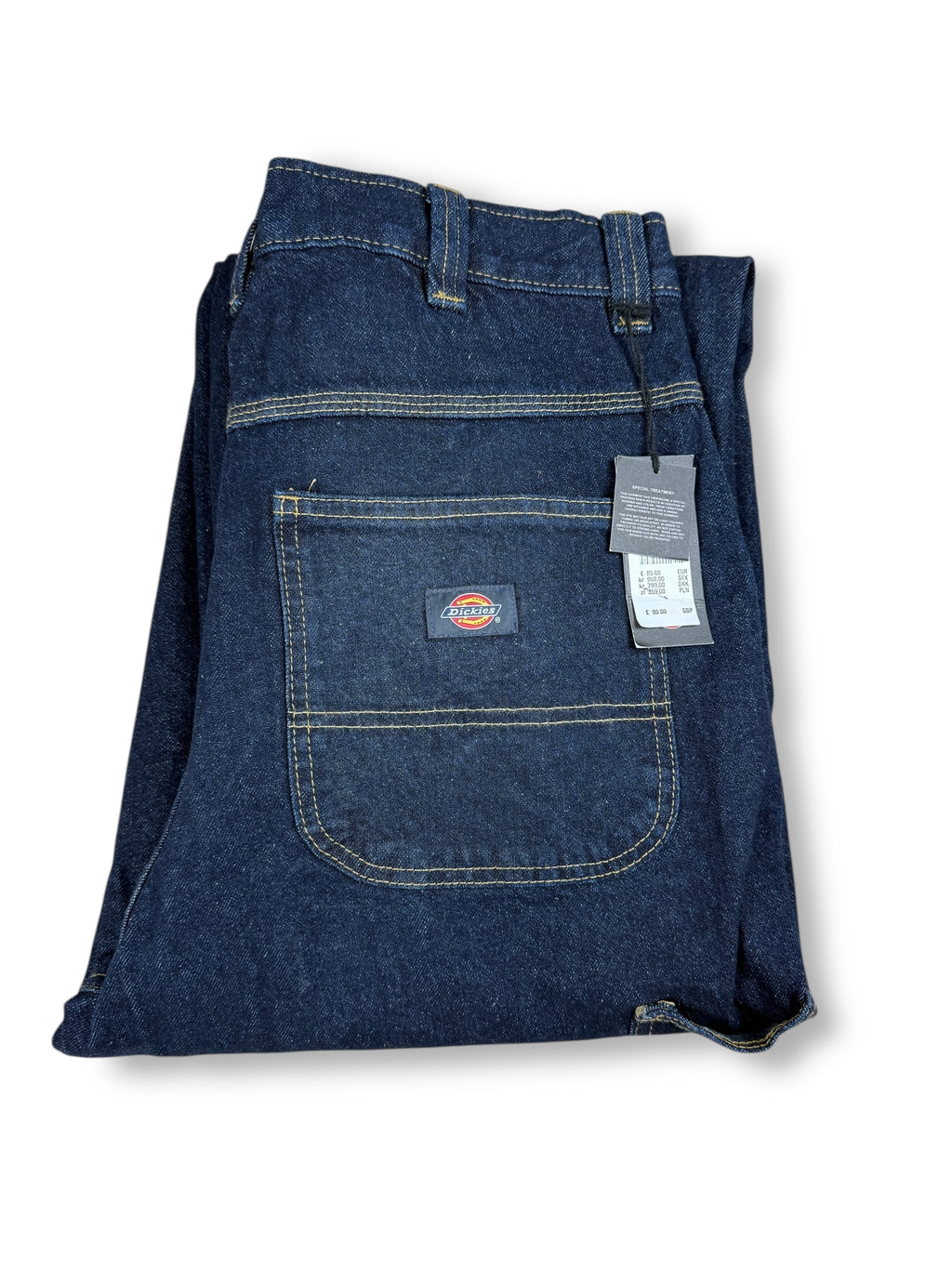 2000s Dickies Utility Front Denim Hose Dunkelblau | L | Neu mit Etikett