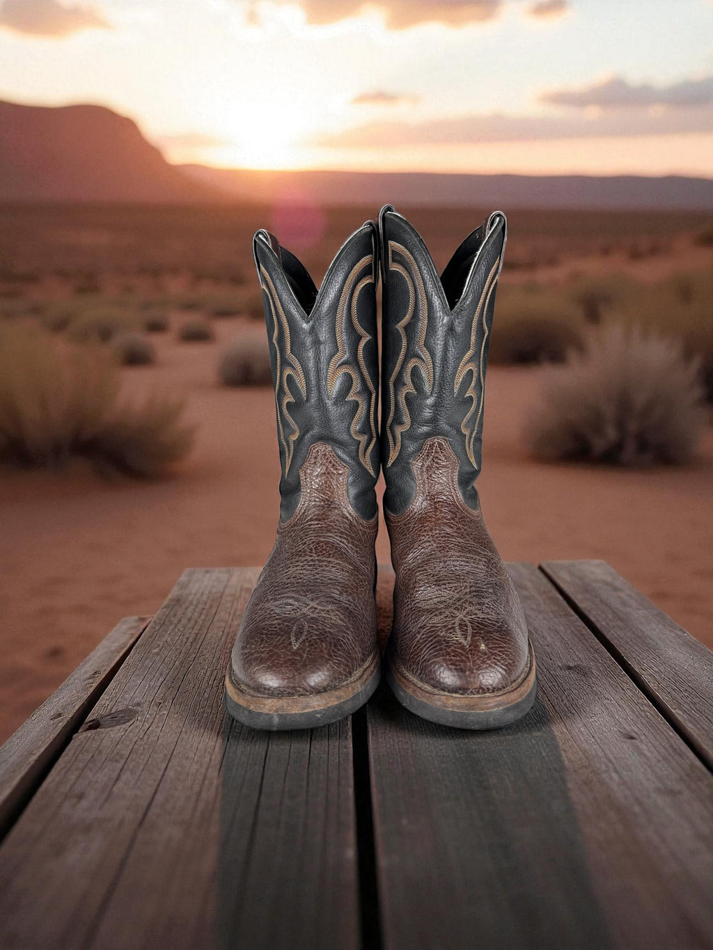 Vintage Boulet Western Boots Thinsulate braun Leder | US 9.5 (EU 43–44)