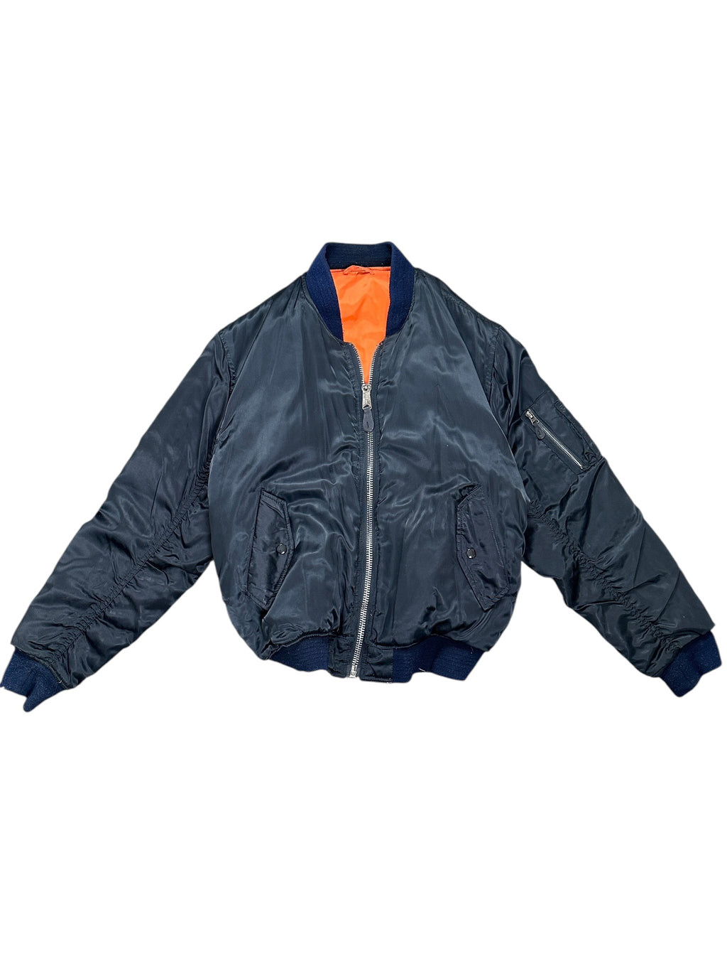 1990s Bomberjacke MA-1 Schwarz M