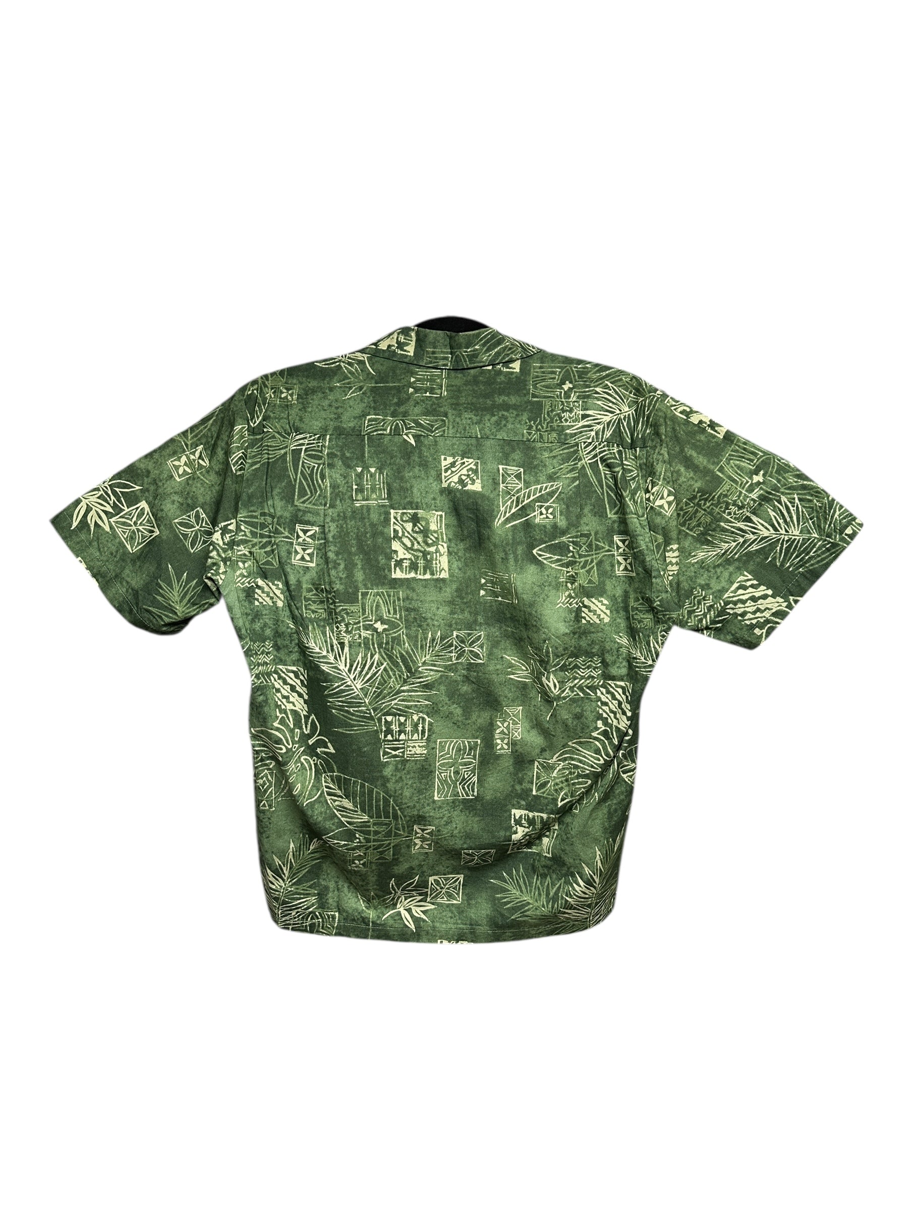 1990s Originales Hawaii Shirt Grün M