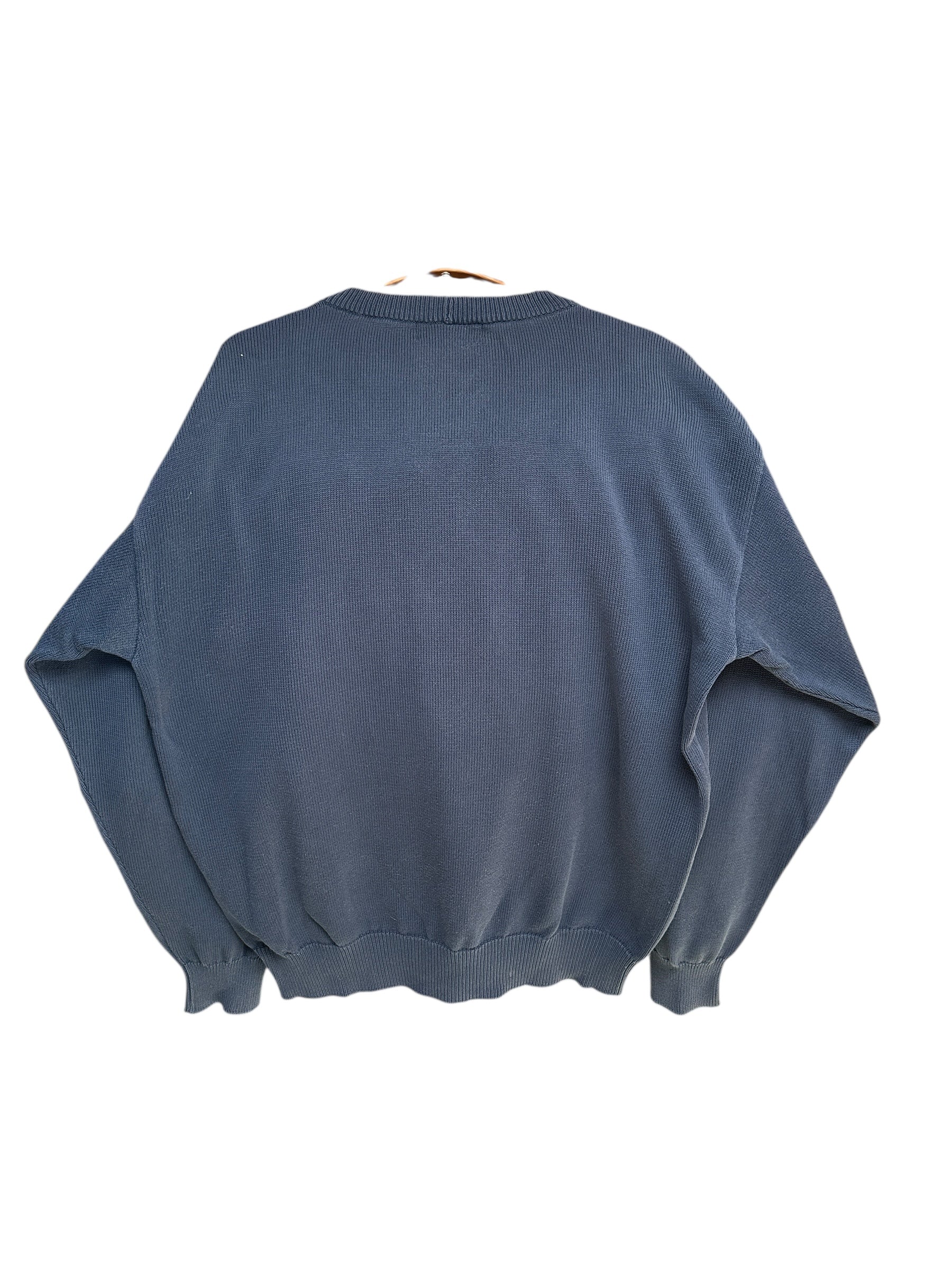 1992 Iceberg Disney Donald Duck auf Motorrad Sweater L