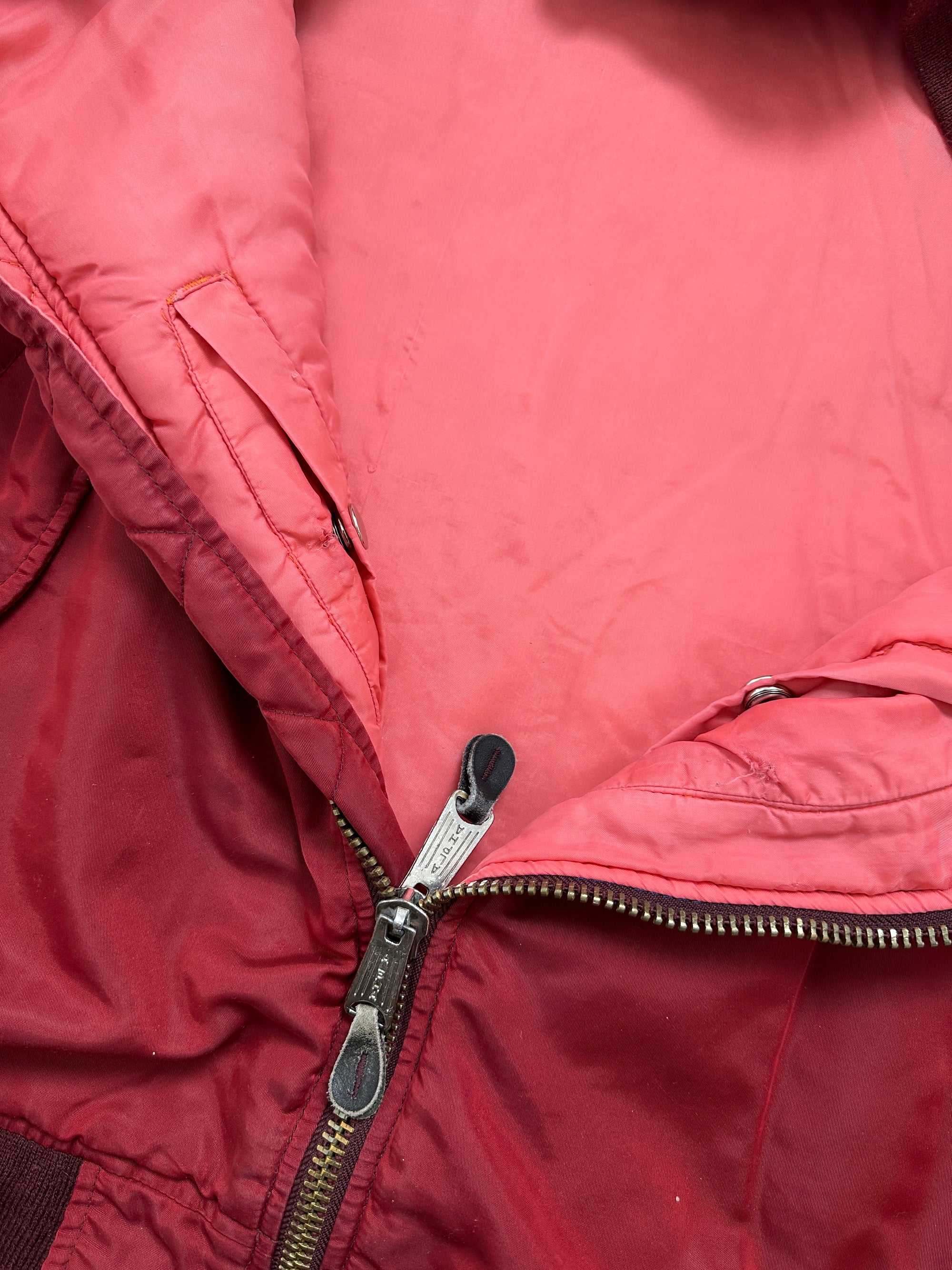 1990s Alpha Bomberjacke Rot M/L