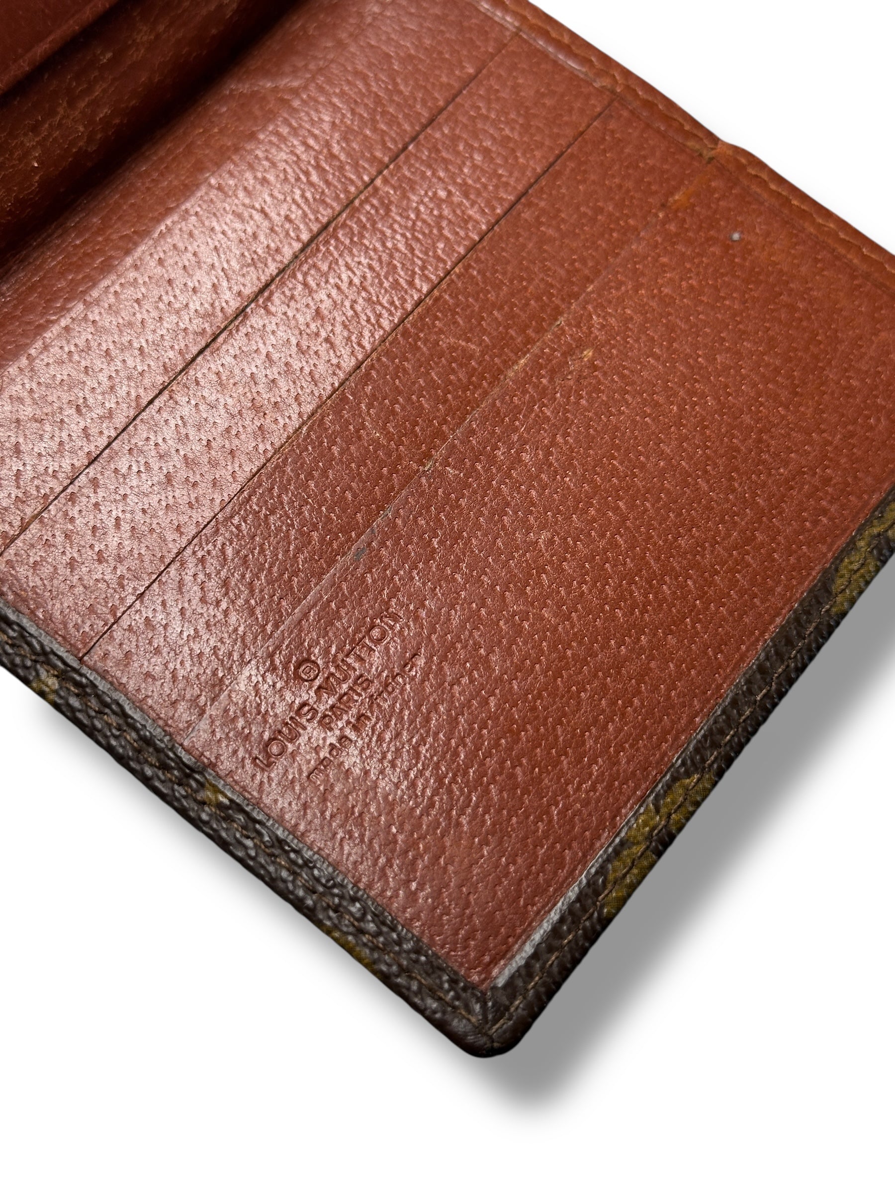 Louis Vuitton Monogram Canvas Flap Wallet | Vintage Unisex