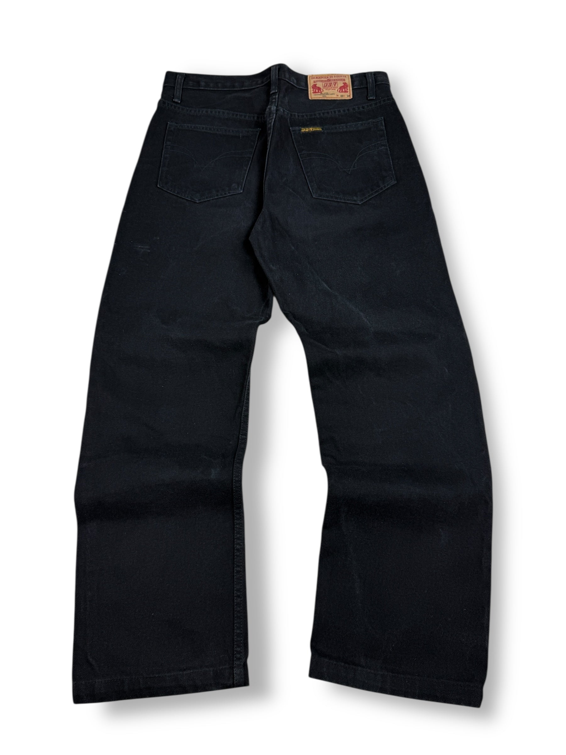 1990s Dangerous by Reeken Denim Schwarz | M