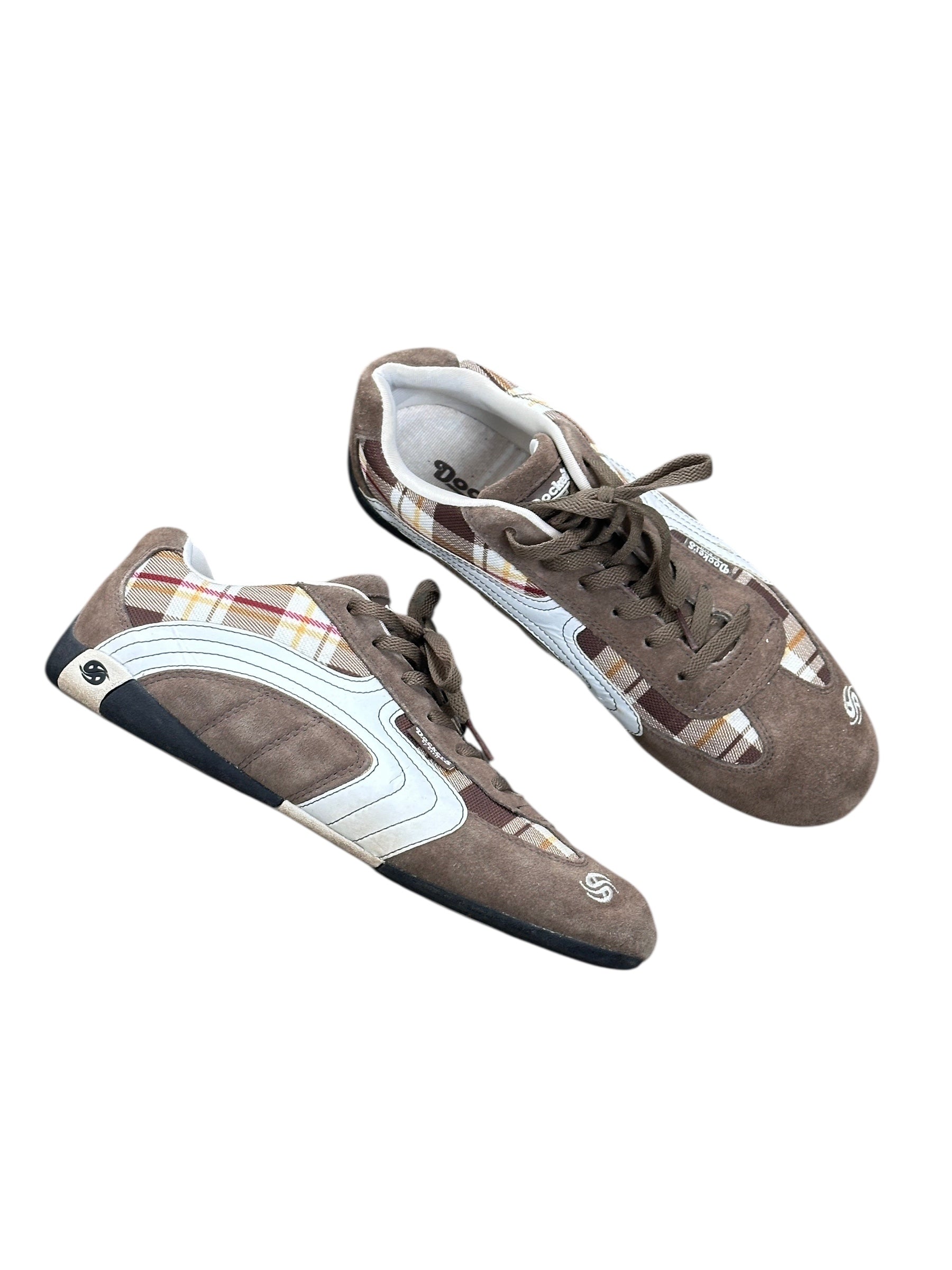 2000s Dockers Schlanker Sneaker „Burberry Look“ kariert 42