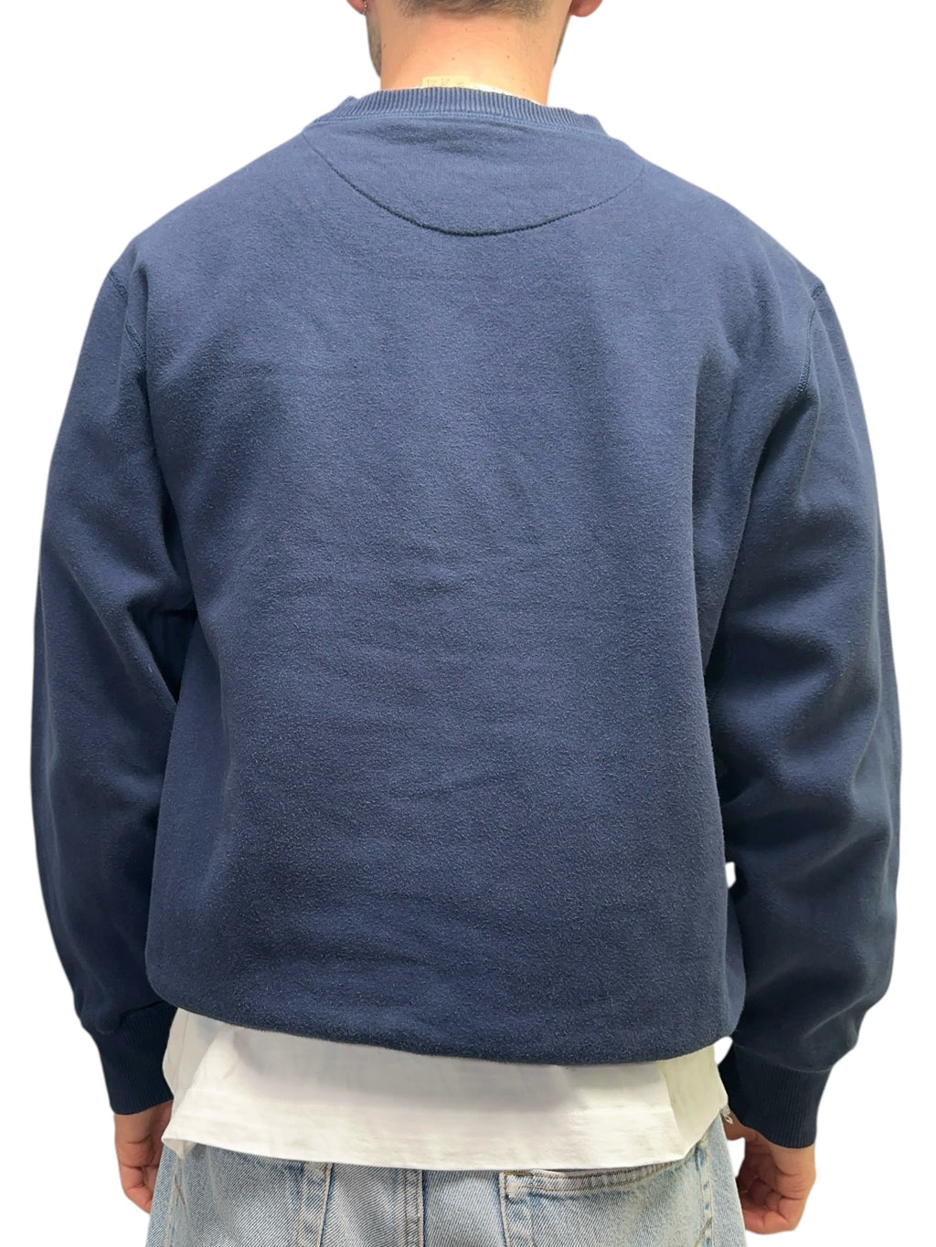 2000s Nike Sweater Dunkelblau Swoosh