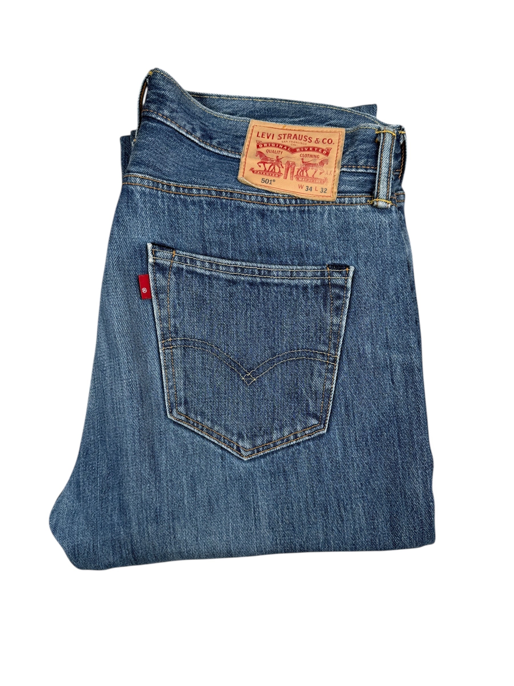 2000s Levi’s 501 Blau | M-L