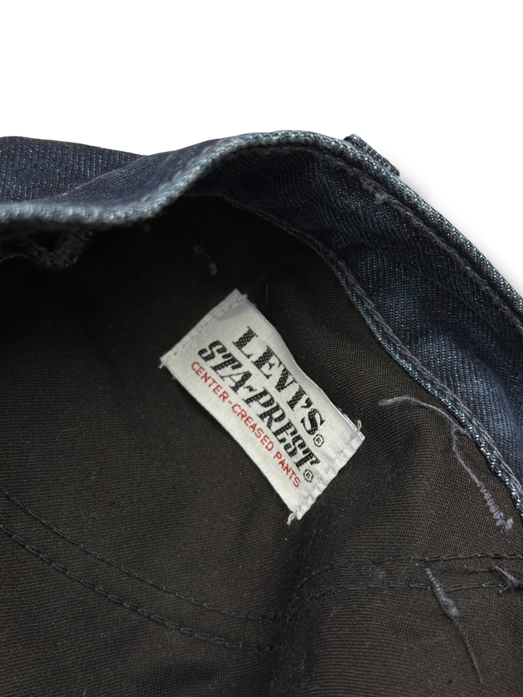 1990s Levi’s Sta-Prest Hose Dunkelblau | M/L (W31/L34)