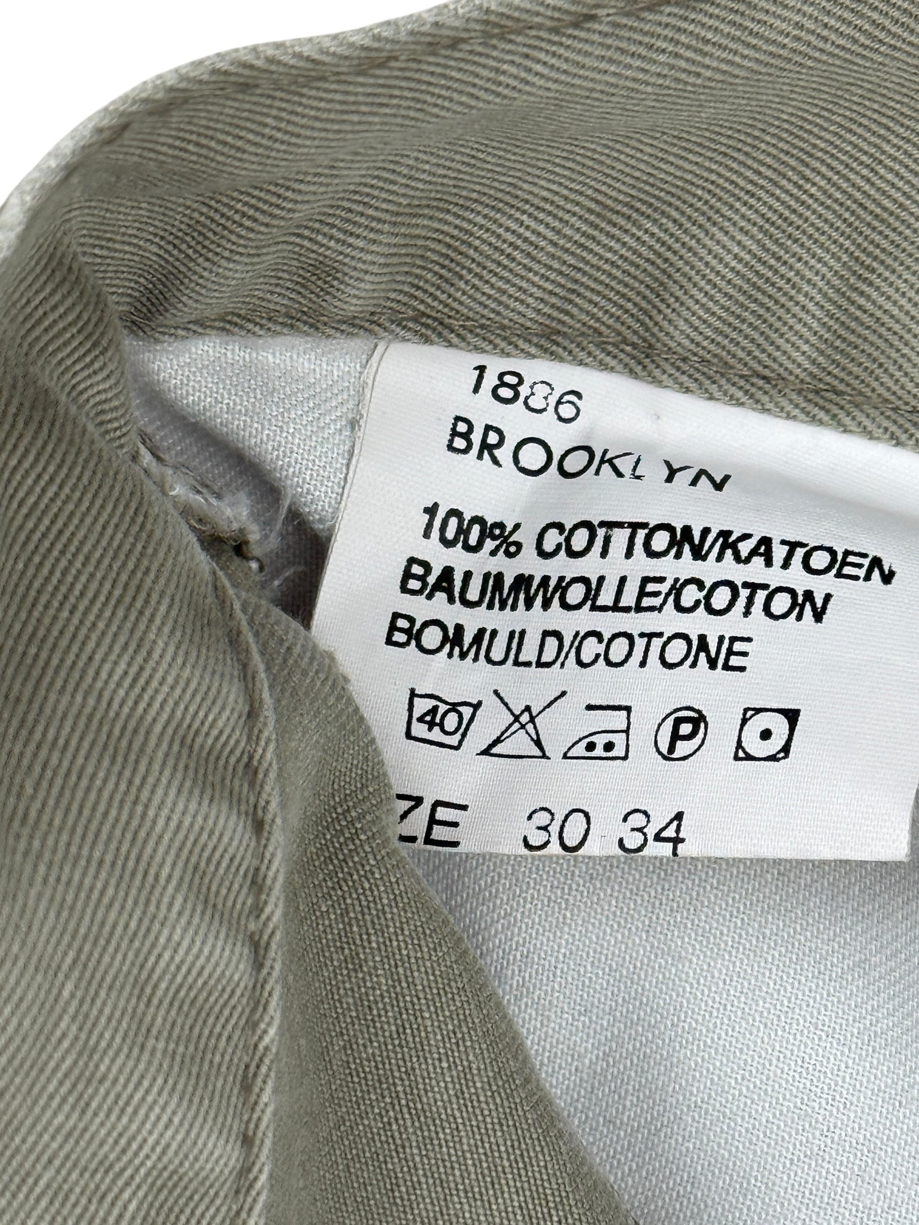 2000s Lee Brooklyn Jeans Graugrün | W30 L34