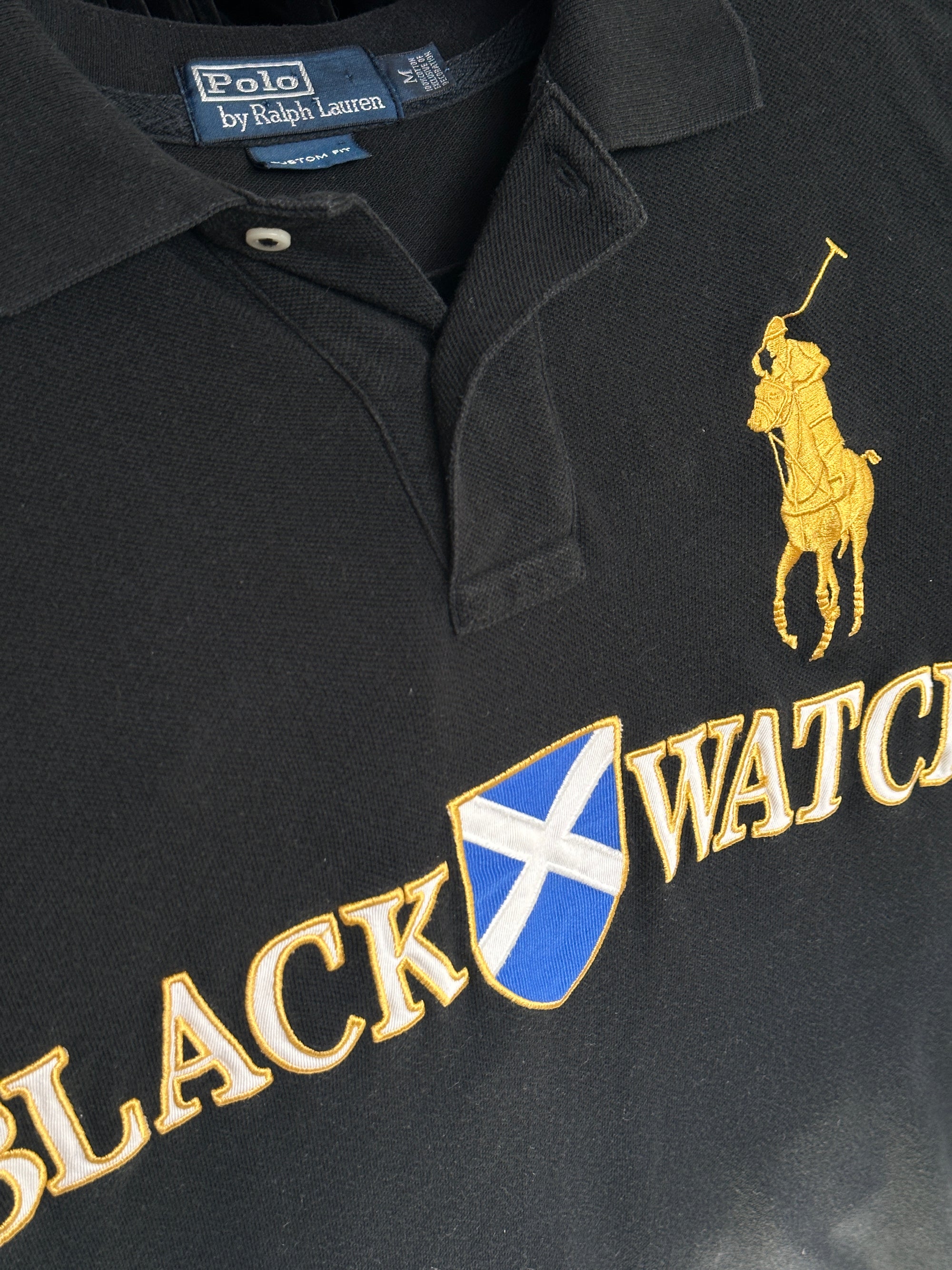 1990s Polo Ralph Lauren Black watch Reiter 2 M