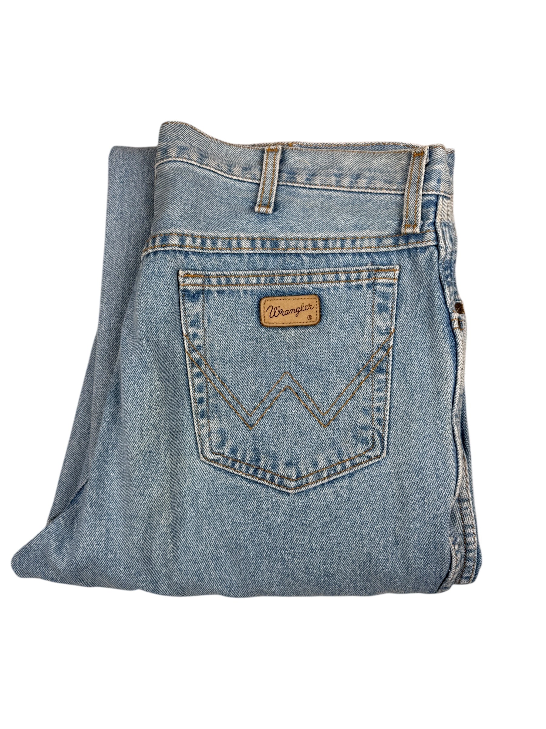 2010s Wrangler Idaho Jeans Hellblau | XL