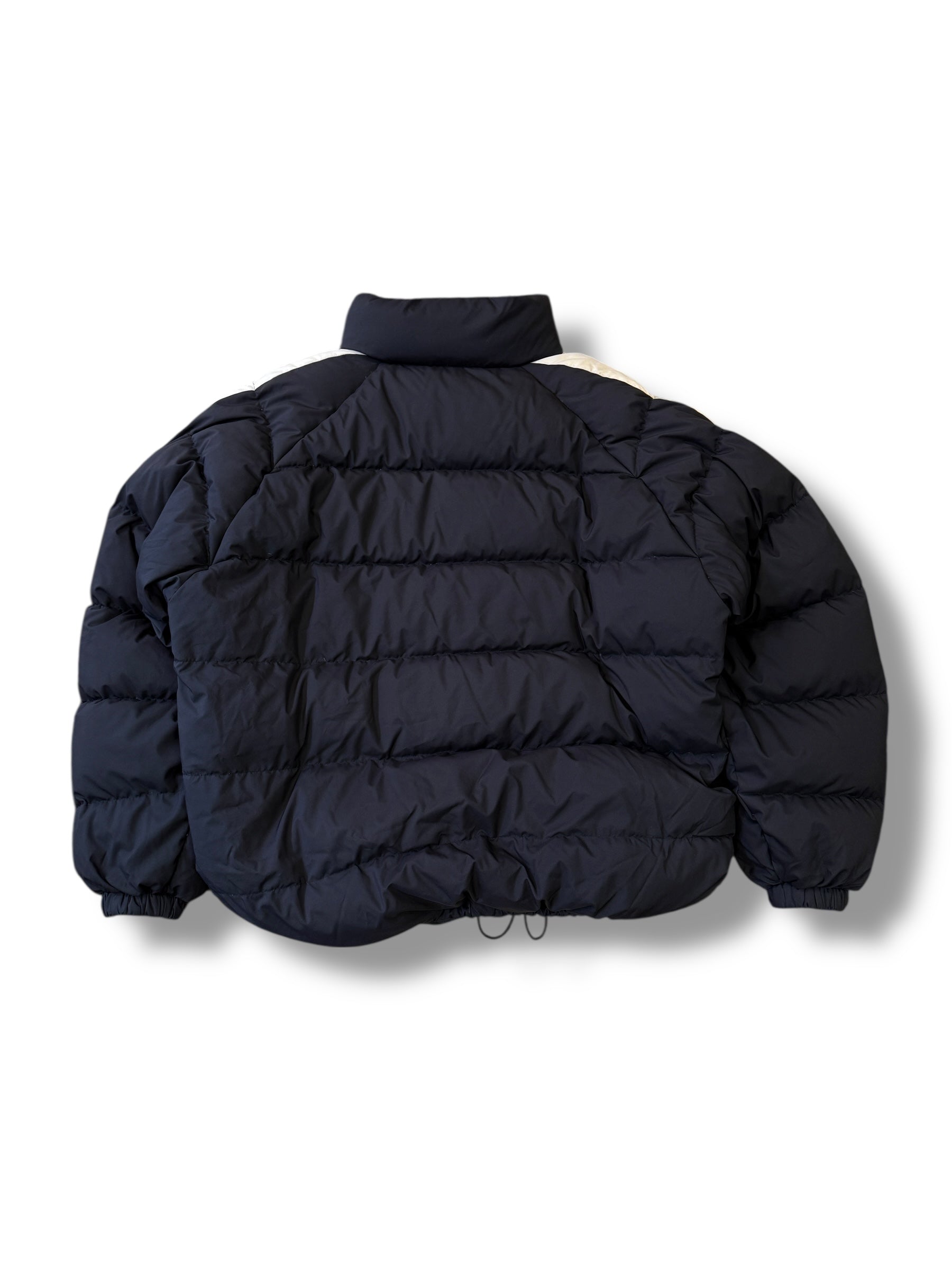 1990s FILA Black Dawn Daunen Pufferjacke Schwarz | XL