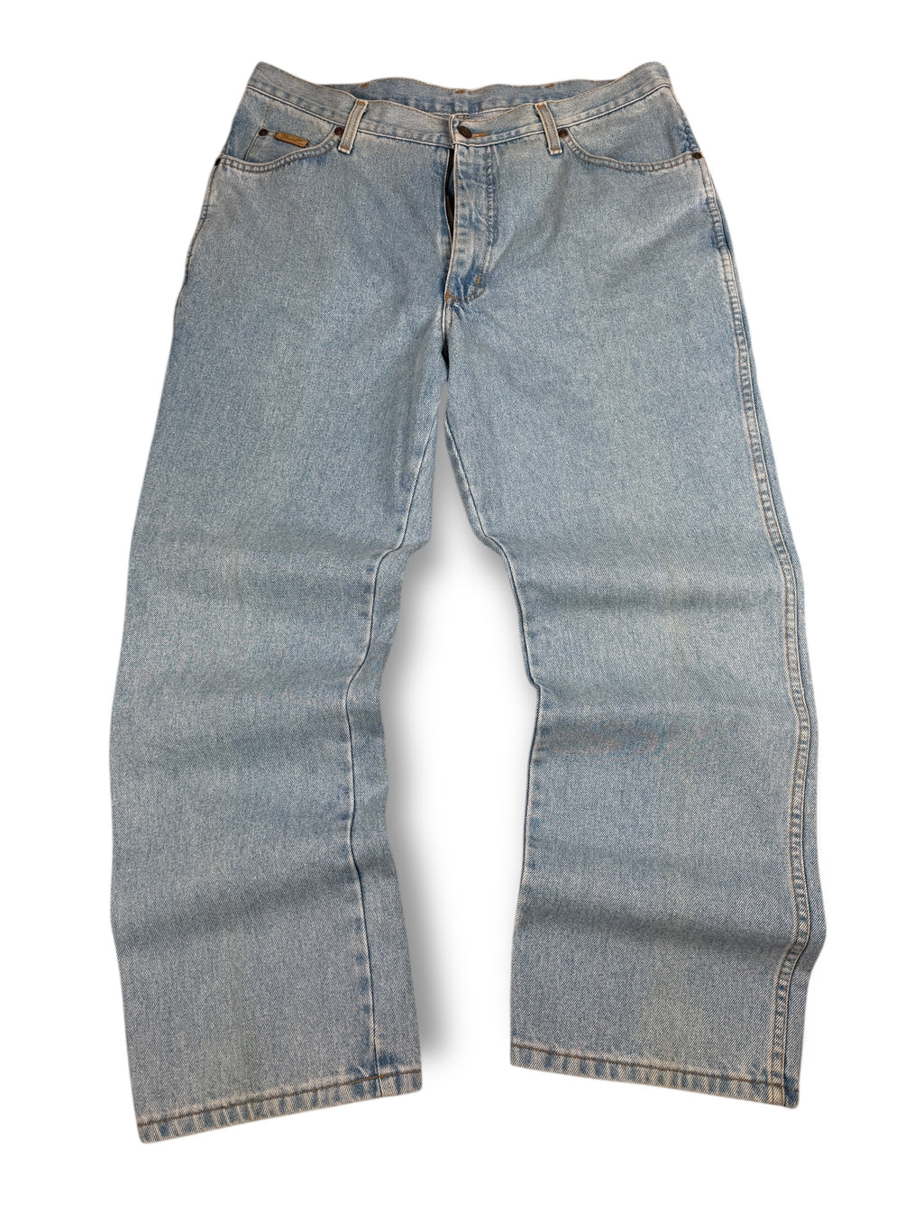 2010s Wrangler Idaho Jeans Hellblau | XL