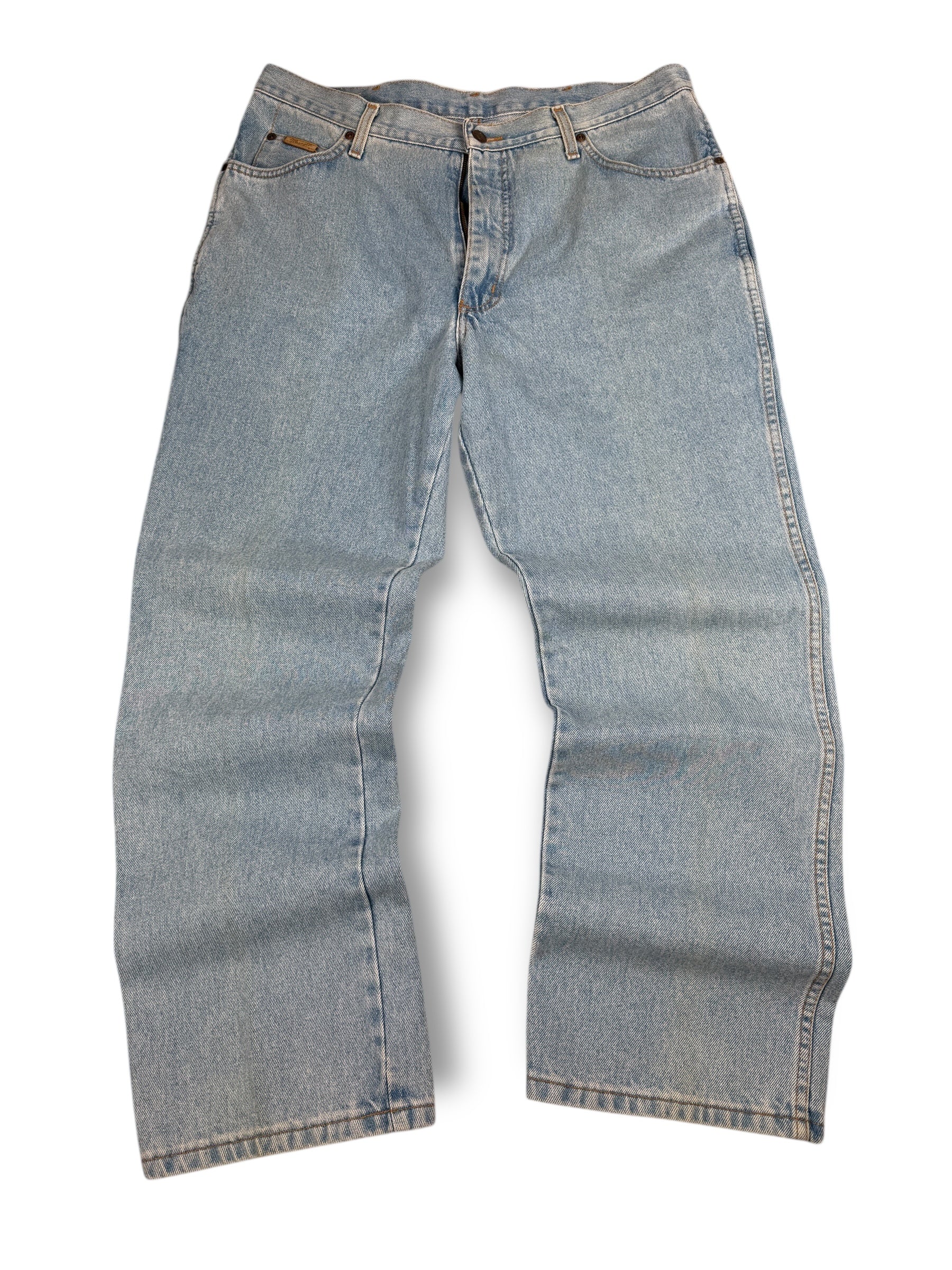 2010s Wrangler Idaho Jeans Hellblau | XL