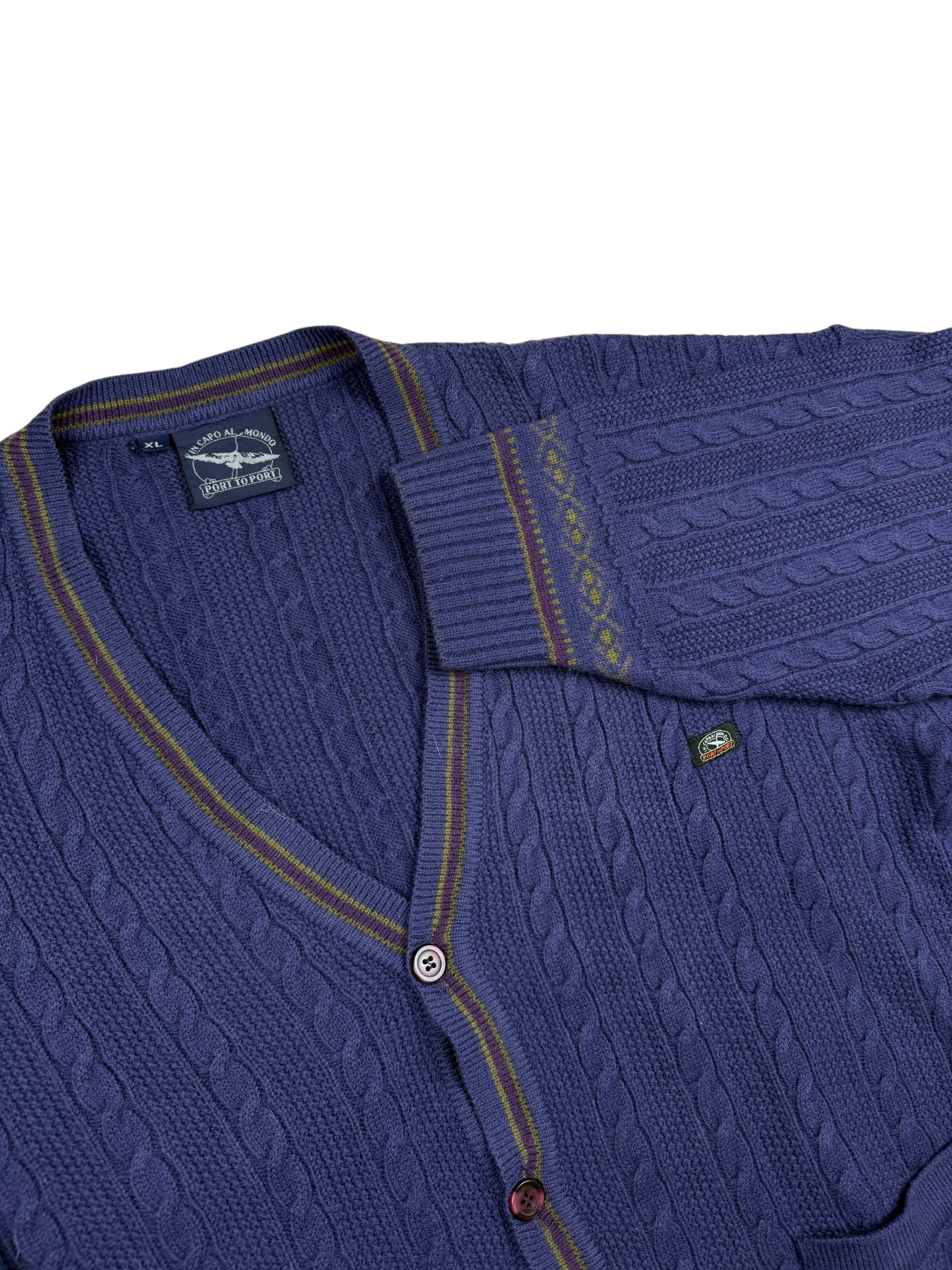 1990s In Capo al Mondo Cardigan Lila | M