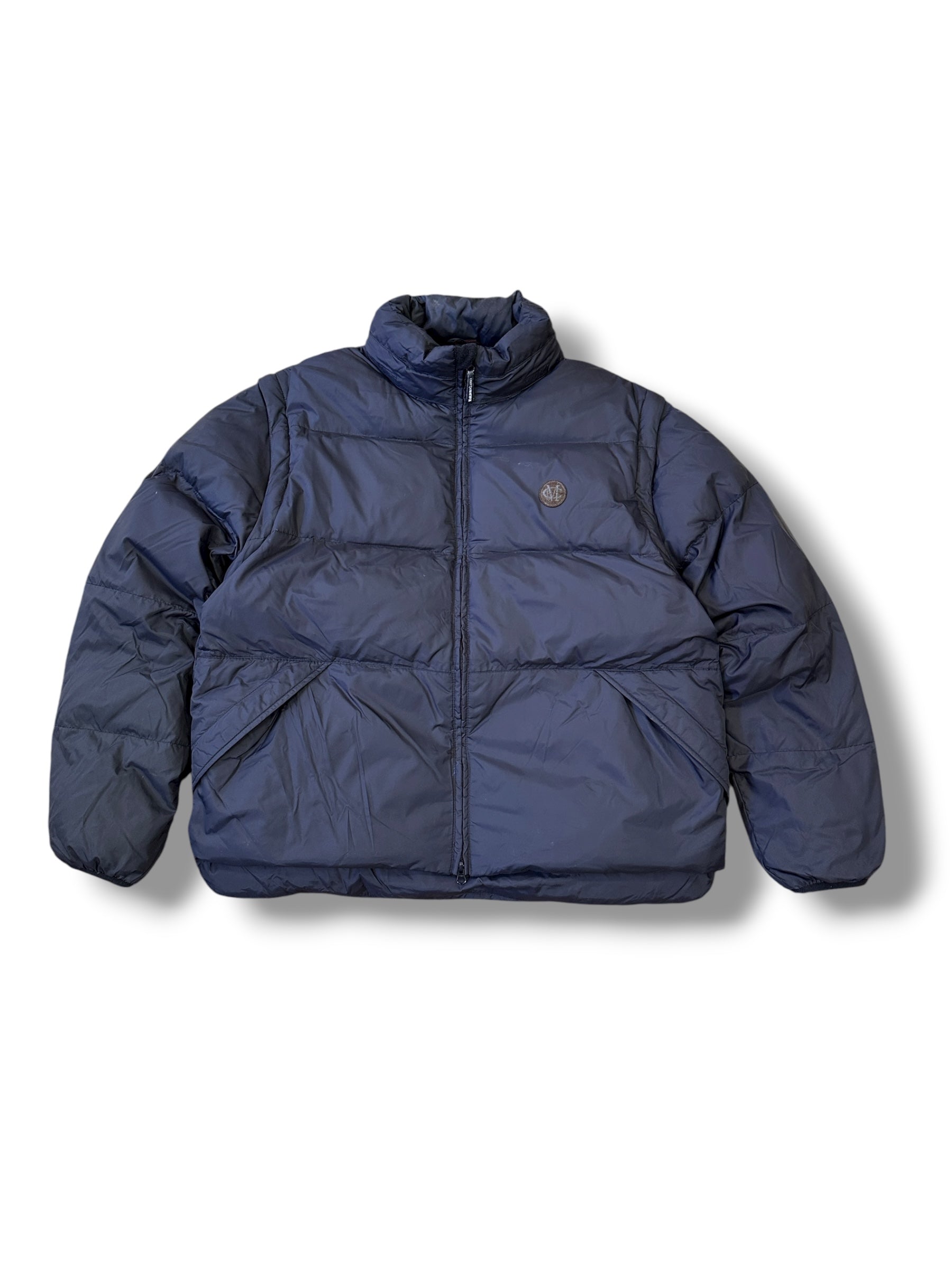 2000s Marlboro Classics Daunenjacke Schwarz | Vintage L–XL