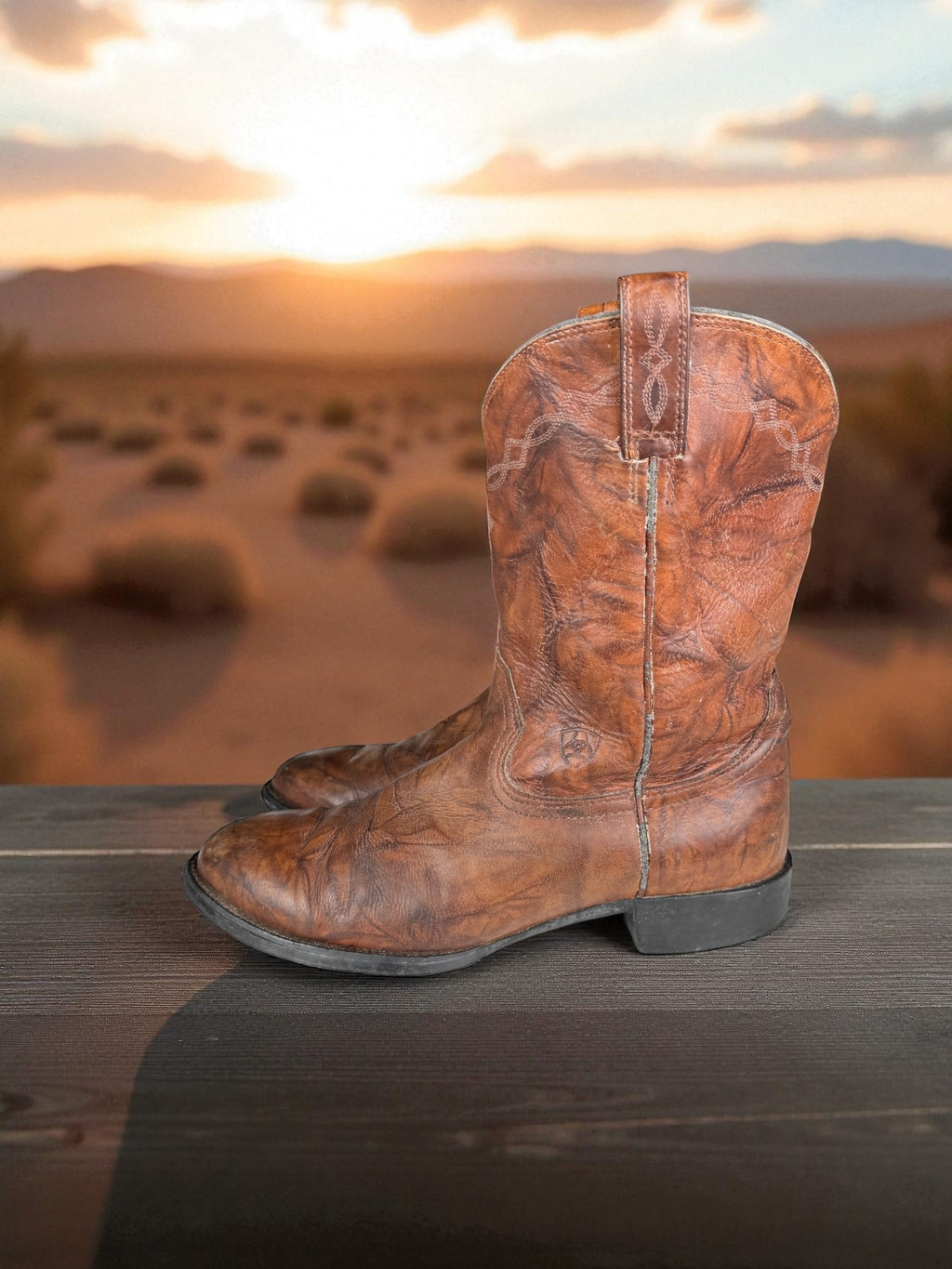 Ariat Cowboy Boots Braun Leder | US 12 (EU 45.5–46)