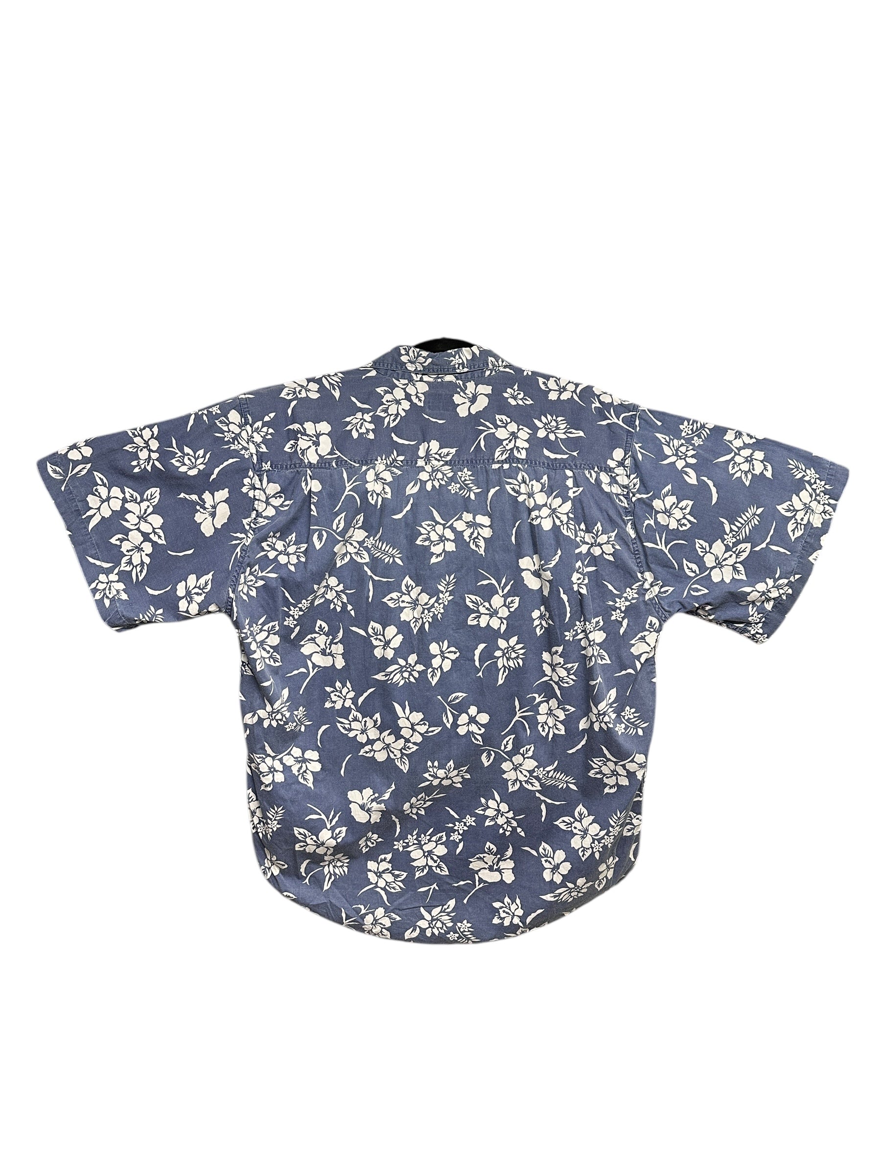 1990s Blumen Sommerhemd M-XL