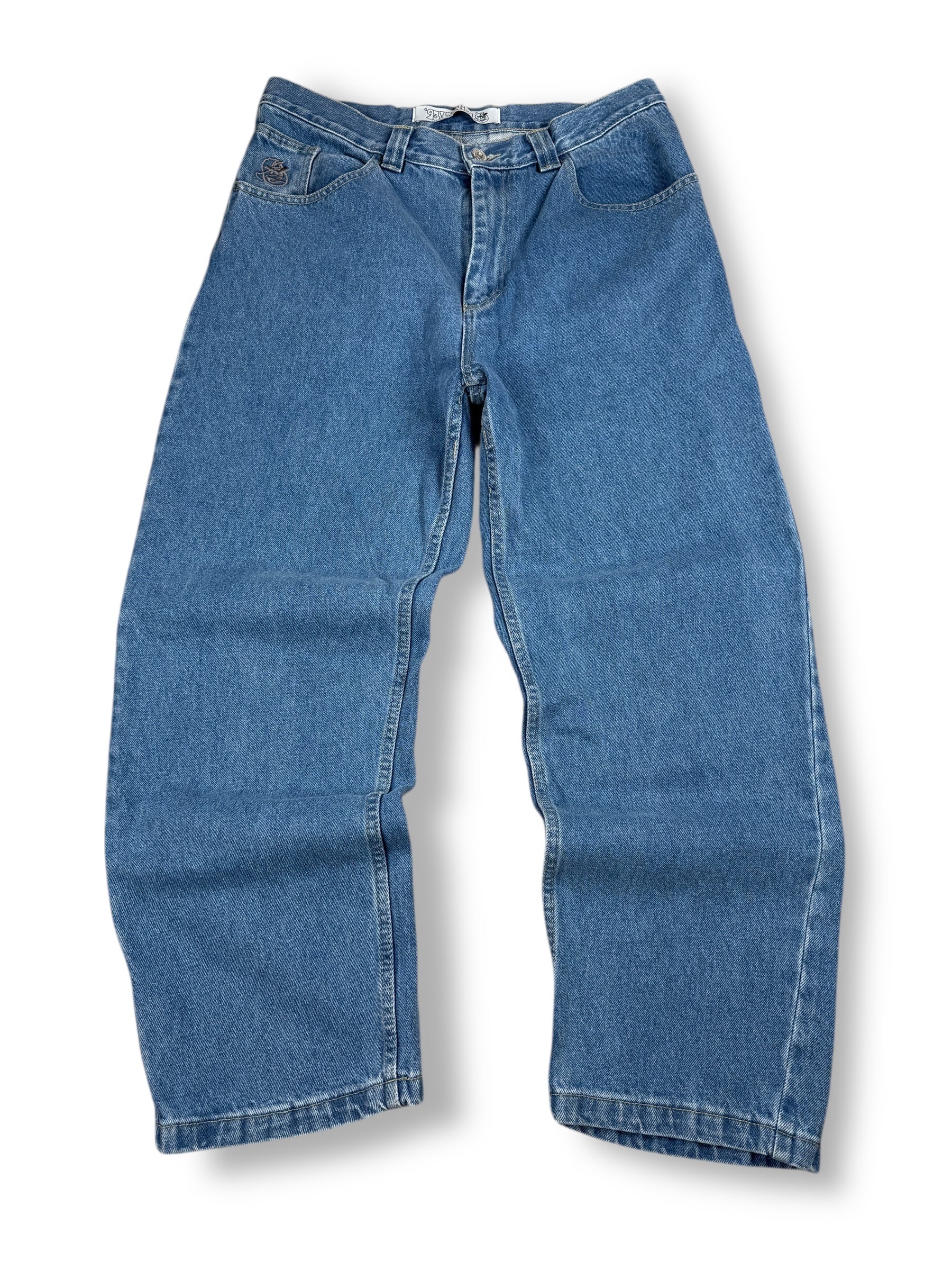 2020s 93Denim Polar Pants baggy Jeans Blau | M