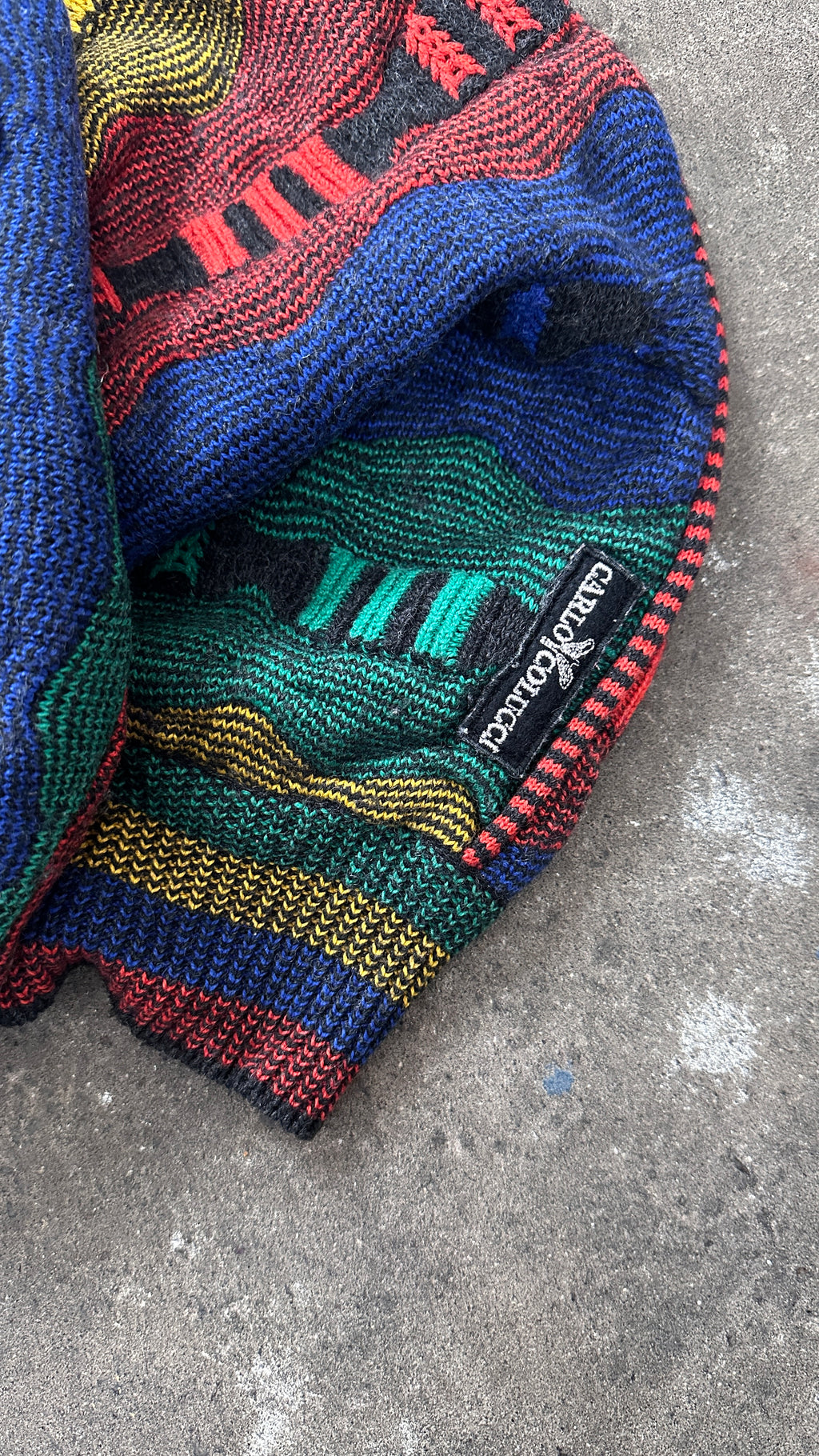 1990s Carlo Colucci boxy Sweater Bunt XL