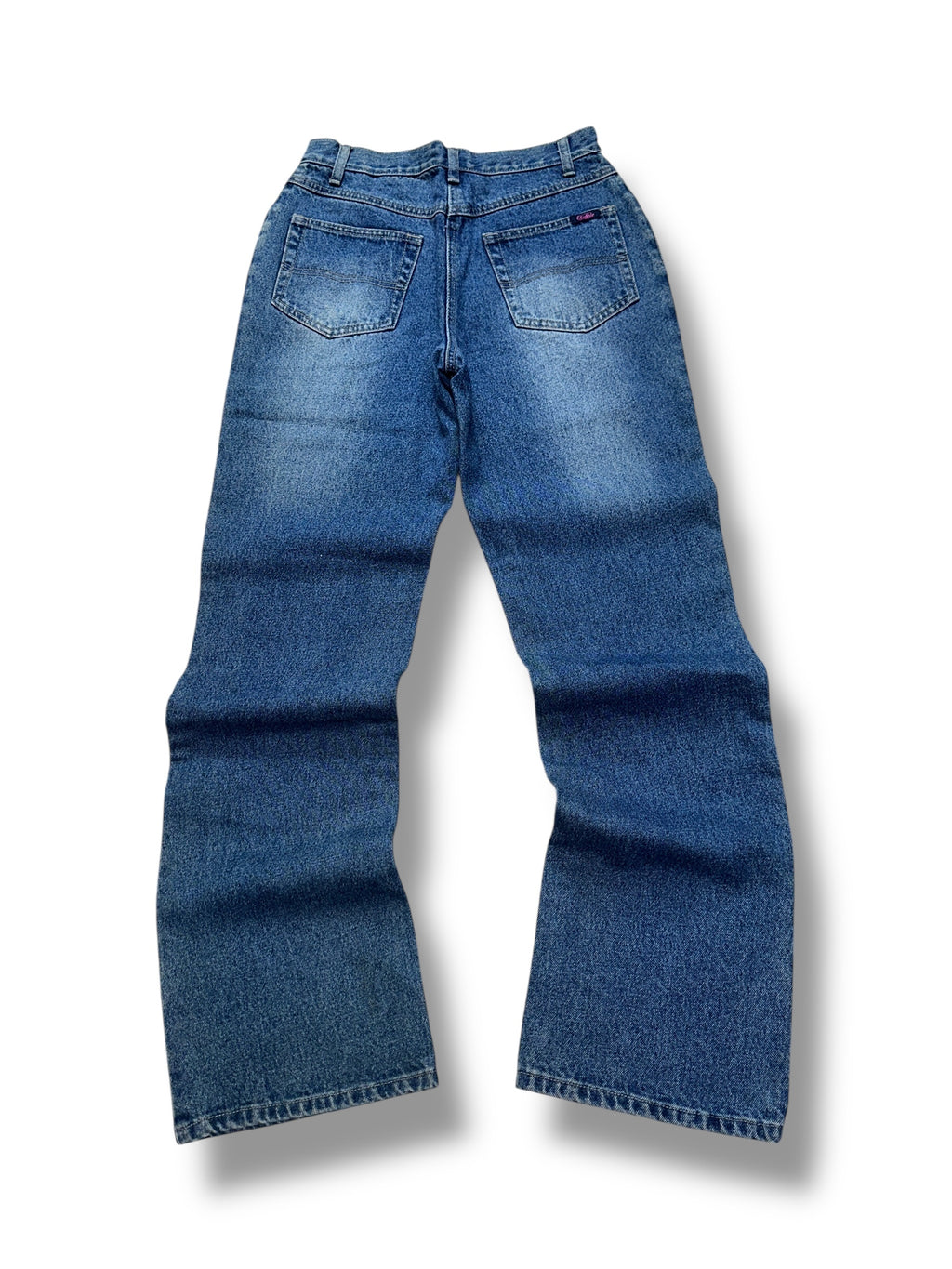 Y2K Buffalo Jeans Blau mit Glitzersteinen & Nieten | 34 Women’s W25