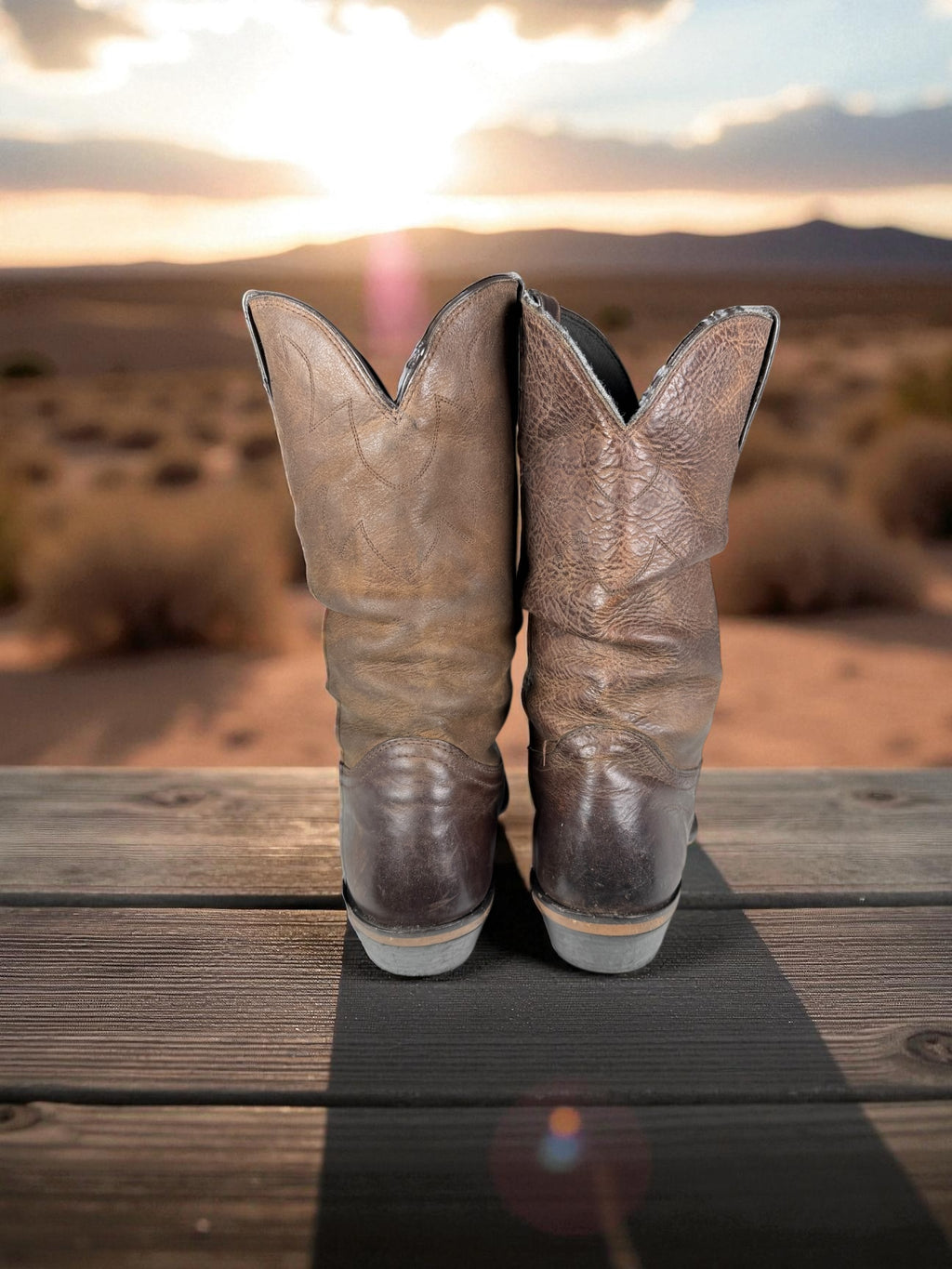 Durango Western Slouch Boots Braun Leder | EU 41.5