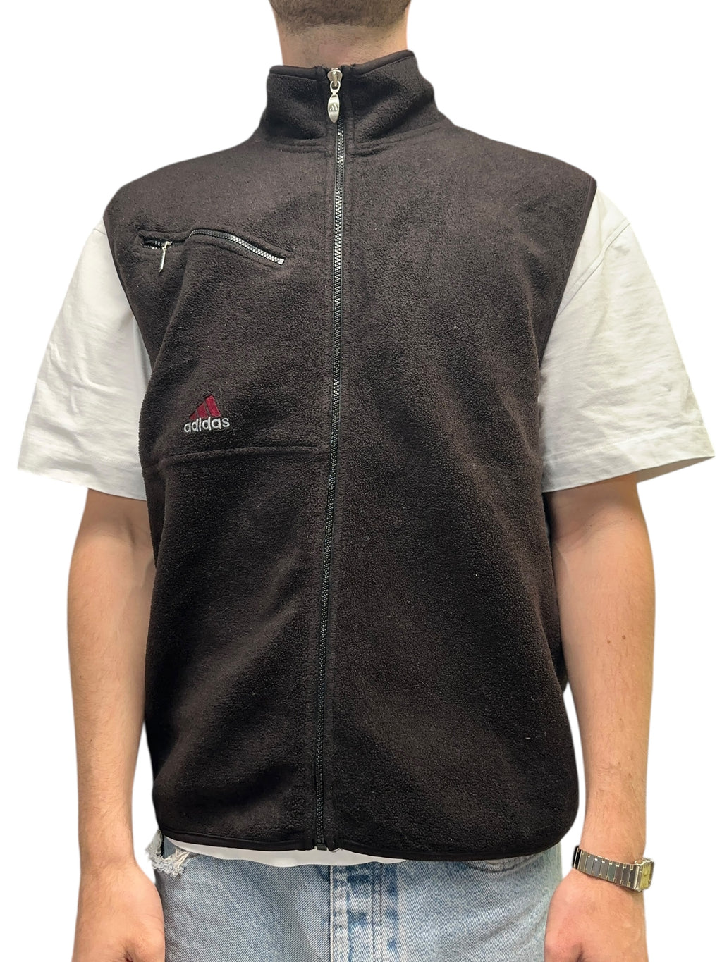 1990s Adidas Fleece Weste M