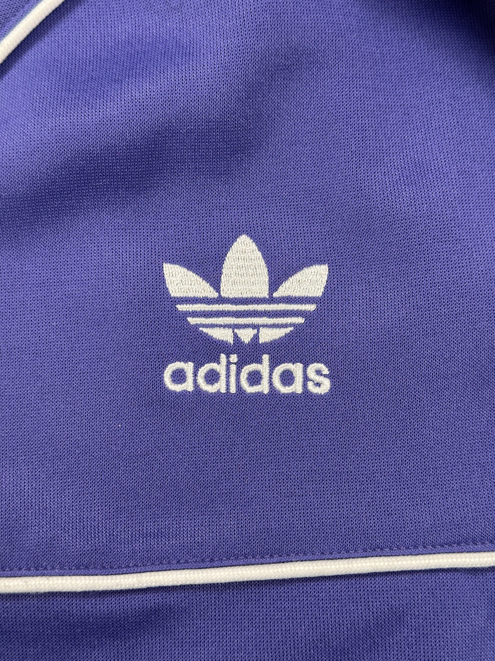 2000s Adidas x Real Madrid Vintage Trainingsjacke | Lila L