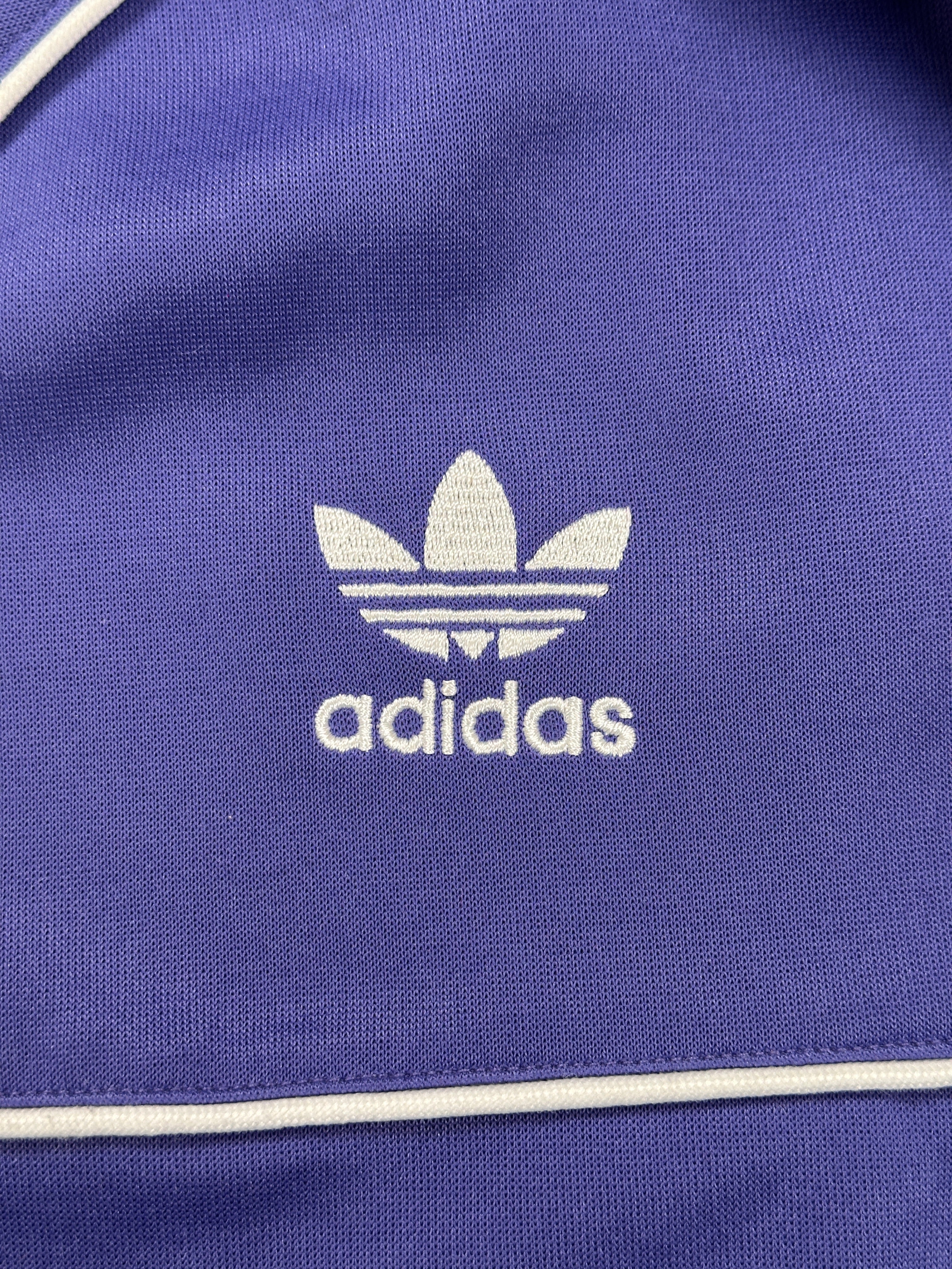 2000s Adidas x Real Madrid Vintage Trainingsjacke | Lila L
