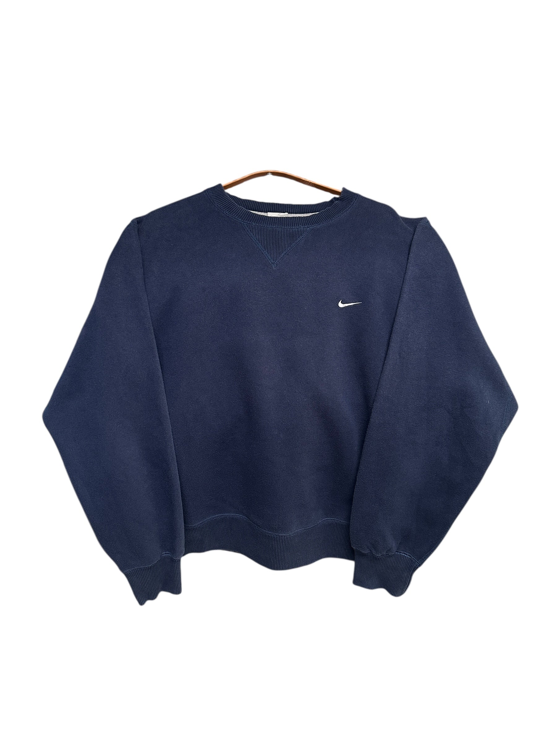 2000s Nike Sweater Dunkelblau Swoosh