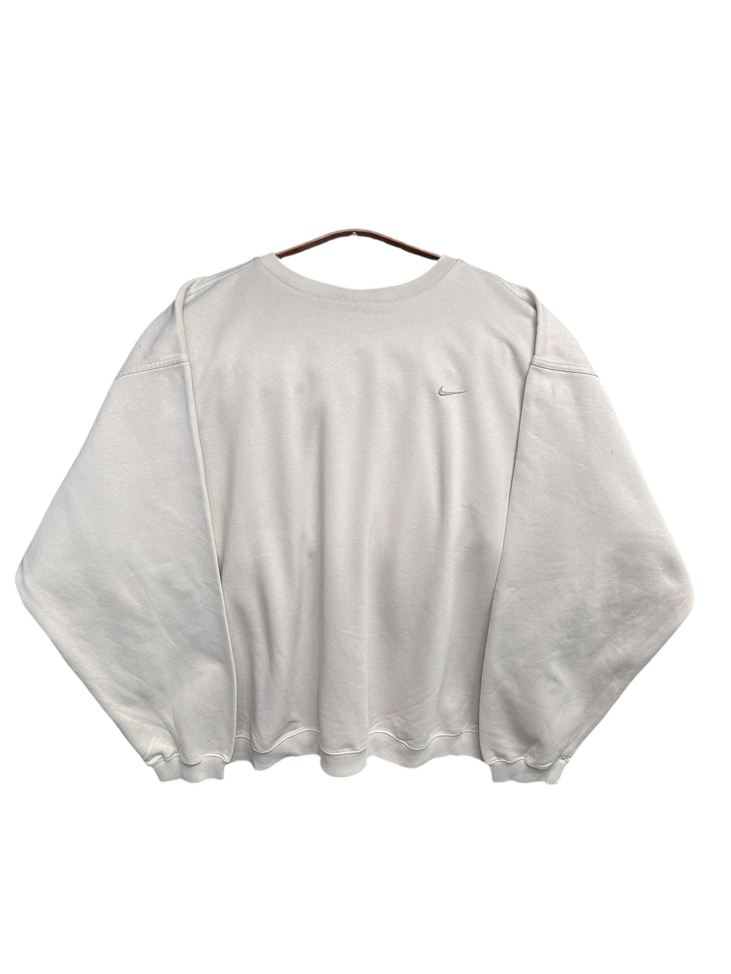 2000s Nike Sweater Beige Baggy XXL