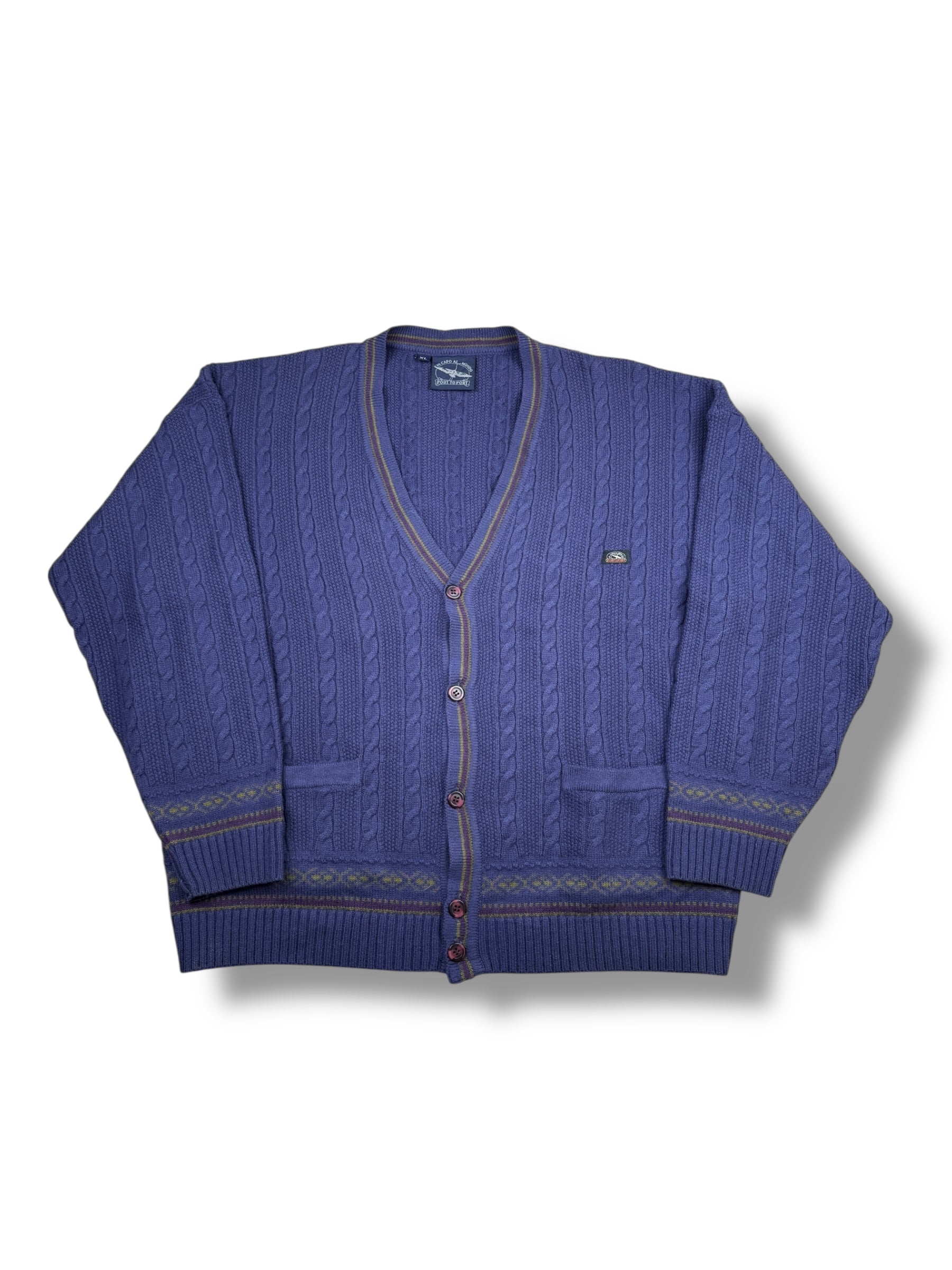 1990s In Capo al Mondo Cardigan Lila | M