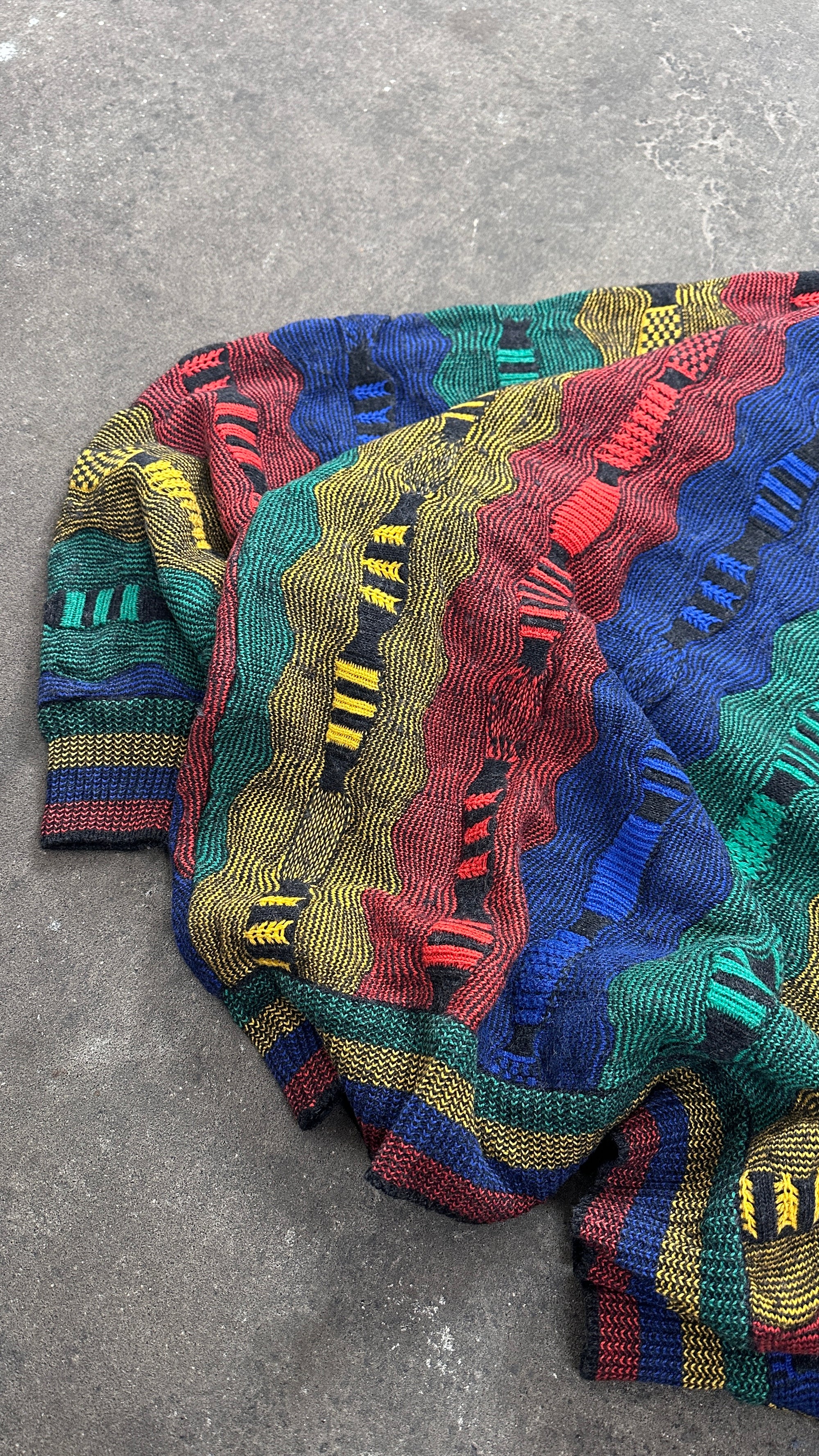 1990s Carlo Colucci boxy Sweater Bunt XL